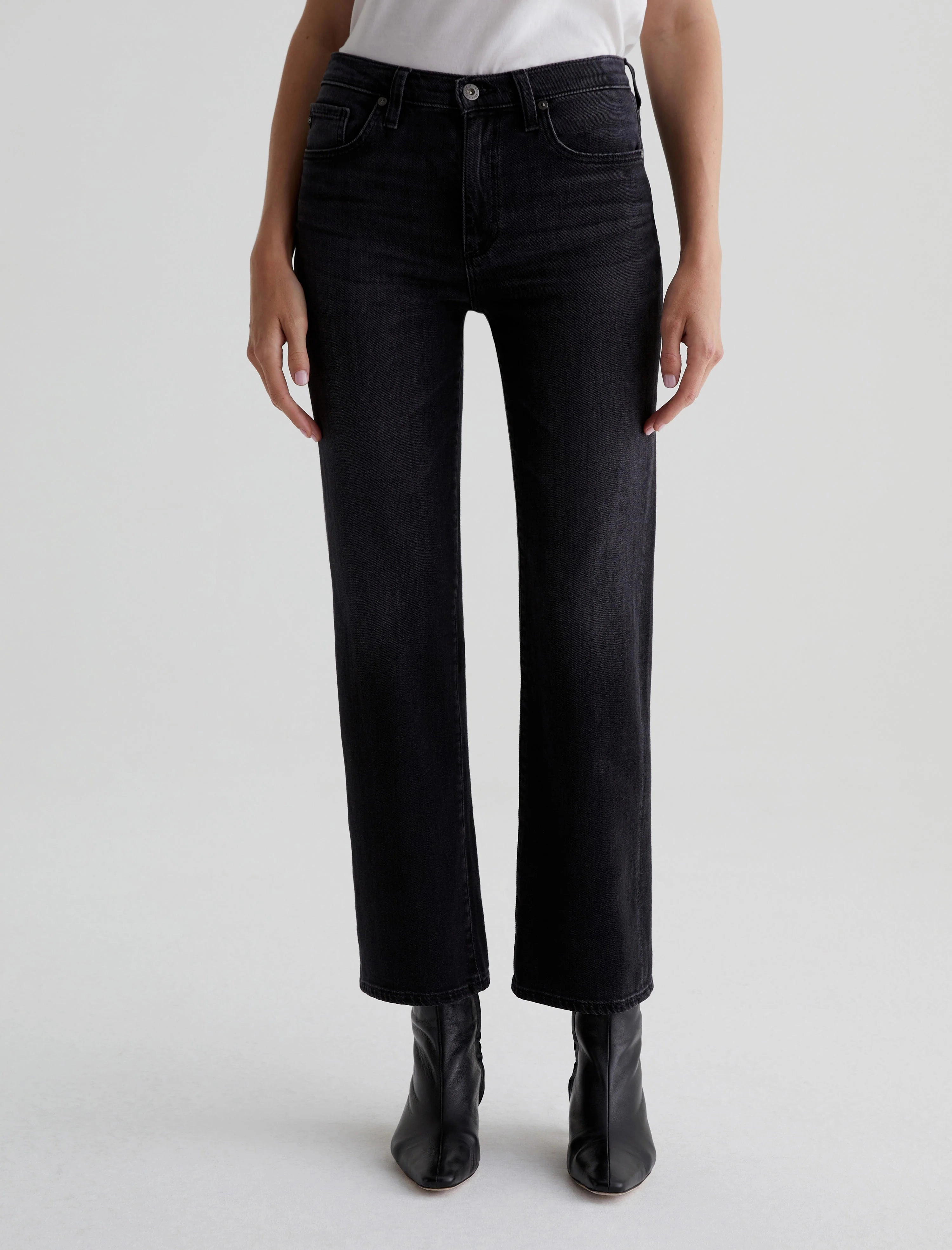 Comfy Silhouette Smart Casual Spring Mood Formal AG Brinley Straight Leg Jeans - Glasgow