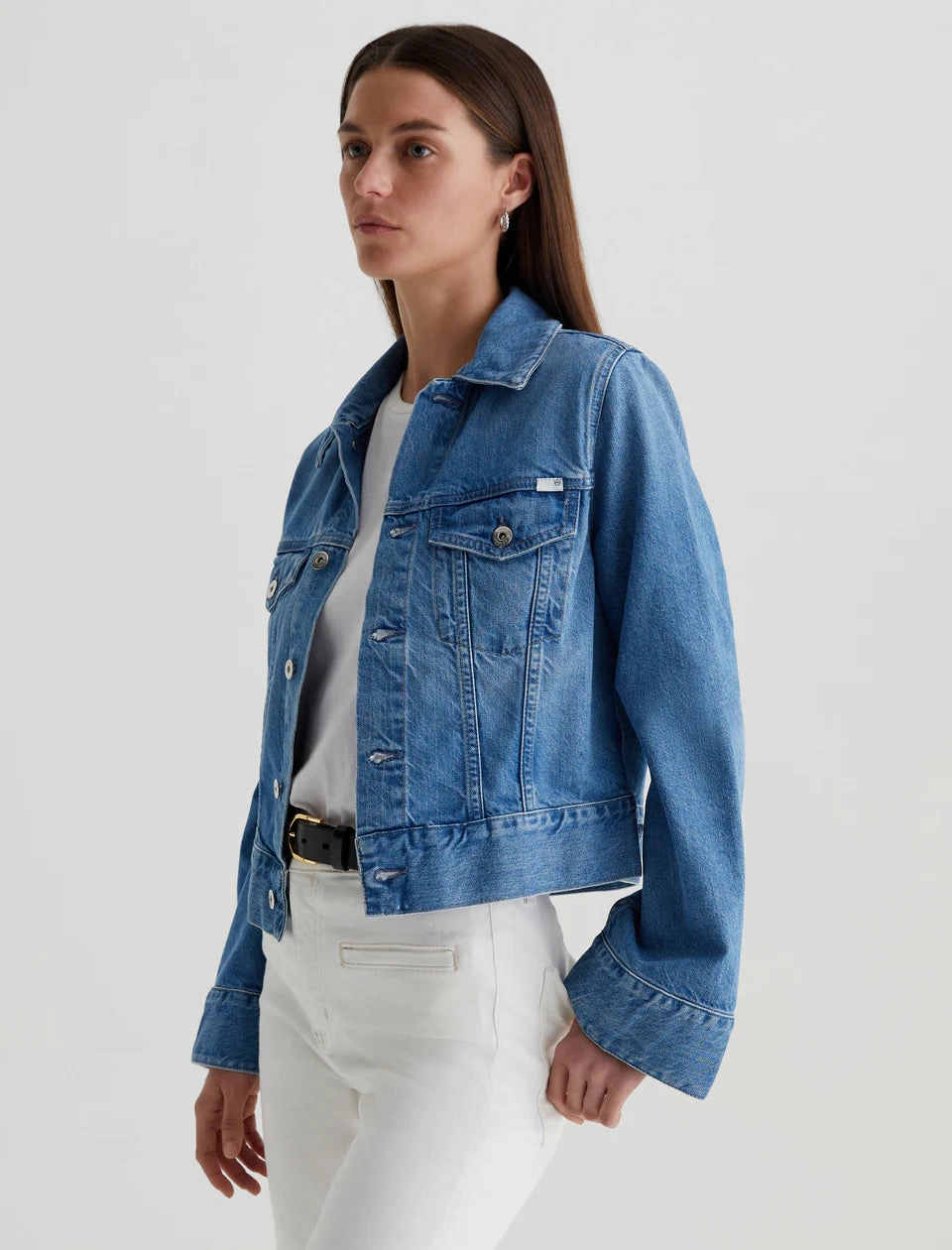 Softened Texture Earthy Soft AG Isa Jean Jacket
