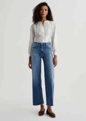 AG Saige Wide Leg Crop - 16 Years Postcard Form Fitting Effortless Style Fashionable Fit AG Saige Wide Leg Crop - 16 Years Postcard
