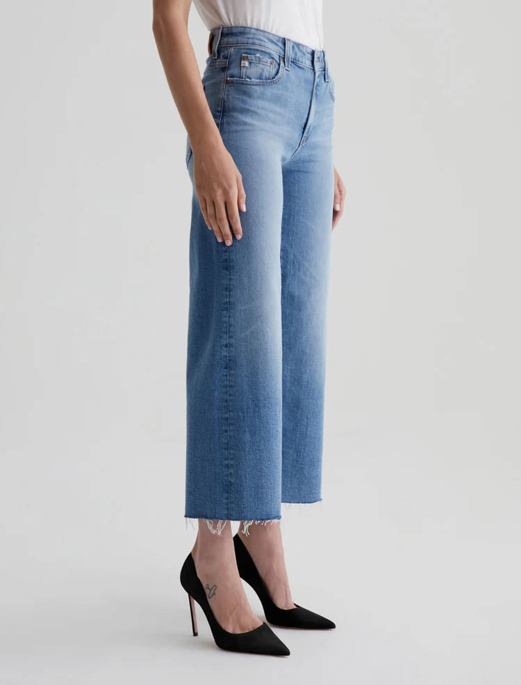 Closet Must Subtle Detail AG Saige Wide Leg Crop - 18 Years Oslo