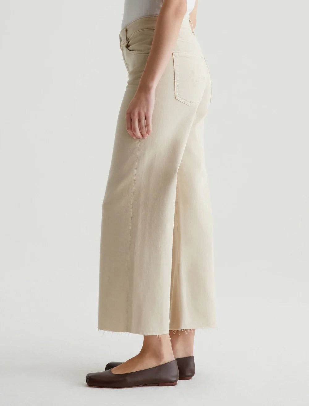 Timeless Comfort fresh feel AG Saige Wide Leg Crop - Sulfur Desert Rock