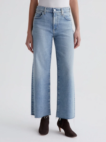 AG Saige Wide Leg Crop Jeans -Eclipsed Cool Weather