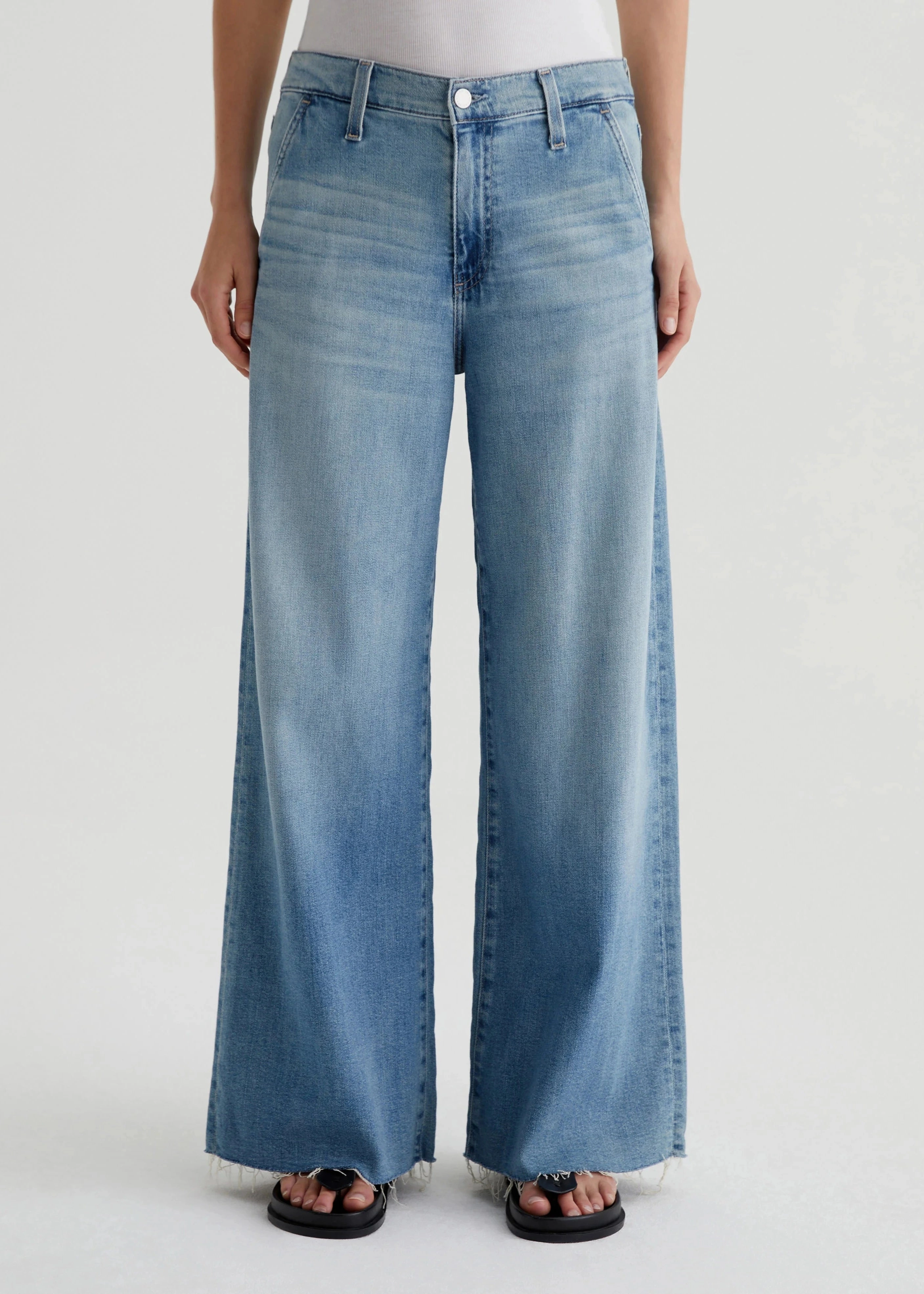 AG Stella Ankle Palazzo Jeans - Aries All Fit Style Unisex Fit