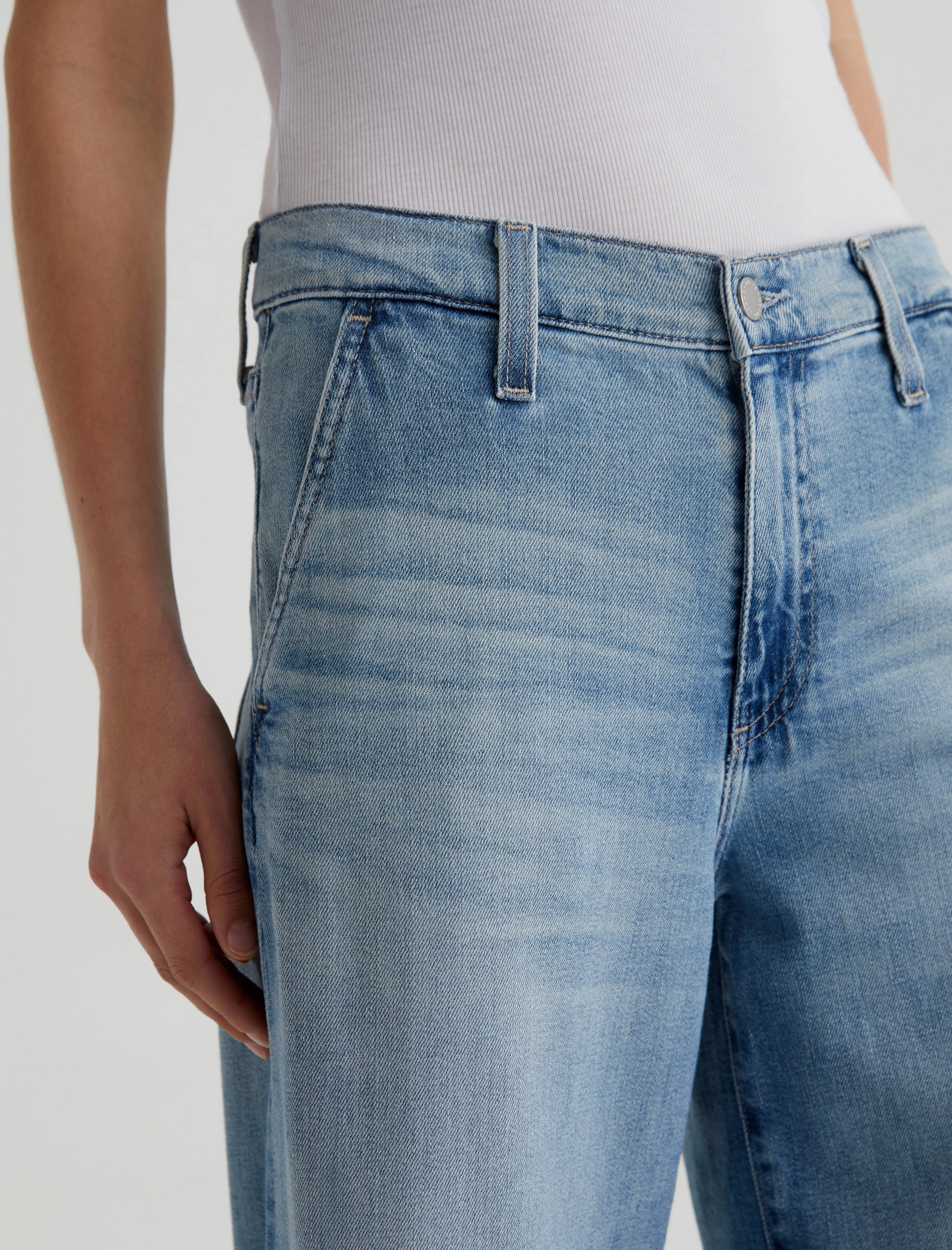 AG Stella Ankle Palazzo Jeans - Aries Multi Pocket Design Night Out Bold Look