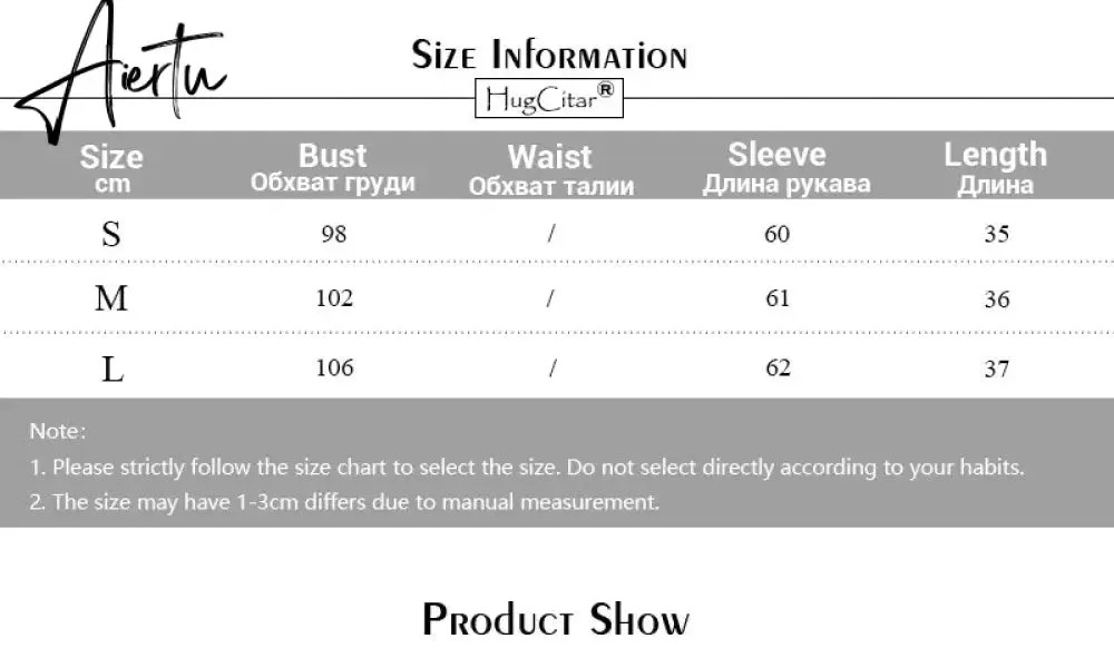 Aiertu  Long Puff Sleeve Solid Botton Ruched Patchwork Tshirt Top Autumn Winter Women Fashion Sexy Party Club Outfits