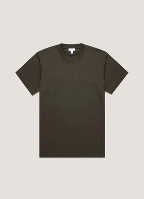 Airflow Optimized Men's Relaxed Fit Heavyweight T-shirt in Dark Green Summer Ready Men's Relaxed Fit Heavyweight T-shirt in Dark Green