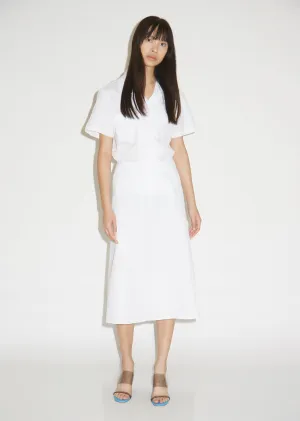 Ala Crinkled Poplin A Line Skirt