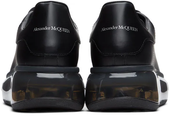 Alexander McQueen Black Clear Sole Oversized Sneakers