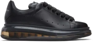 Alexander McQueen Black Clear Sole Oversized Sneakers