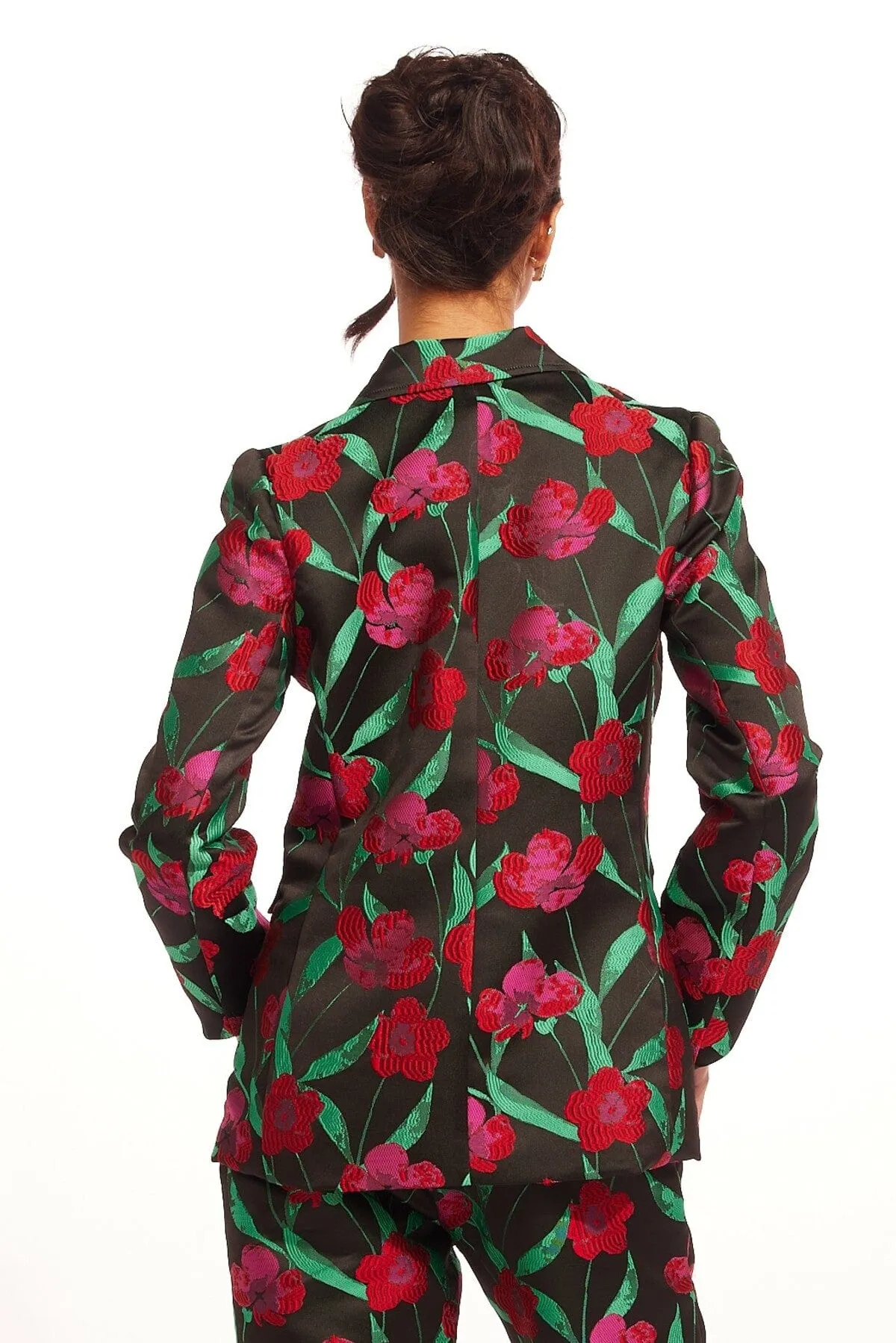 Easy Clean Material Convertible styles Alexey Jacket - Roses and Thorns