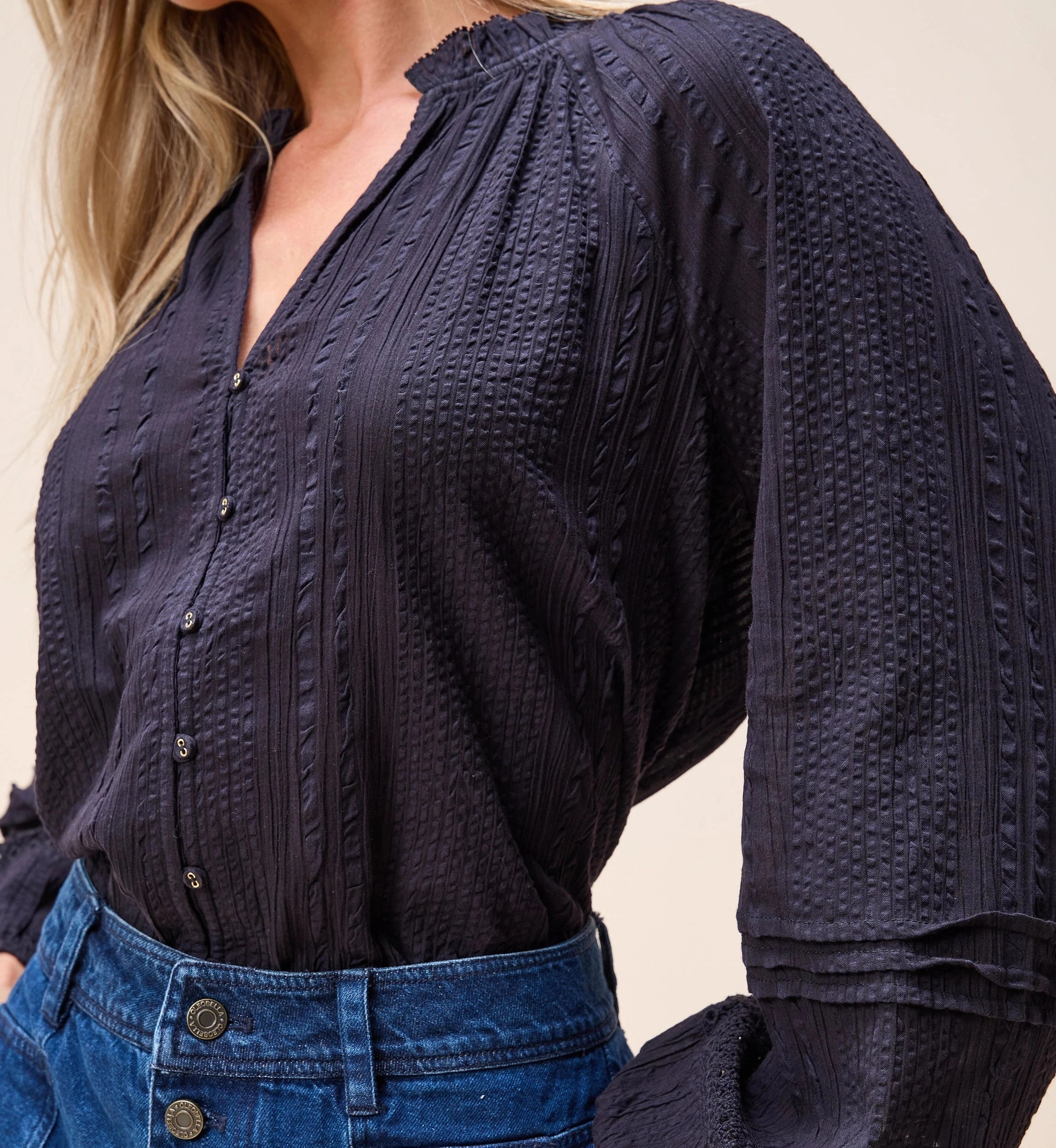 Cool Fabric Odor Resistant Technology Alicia Blouse | Black