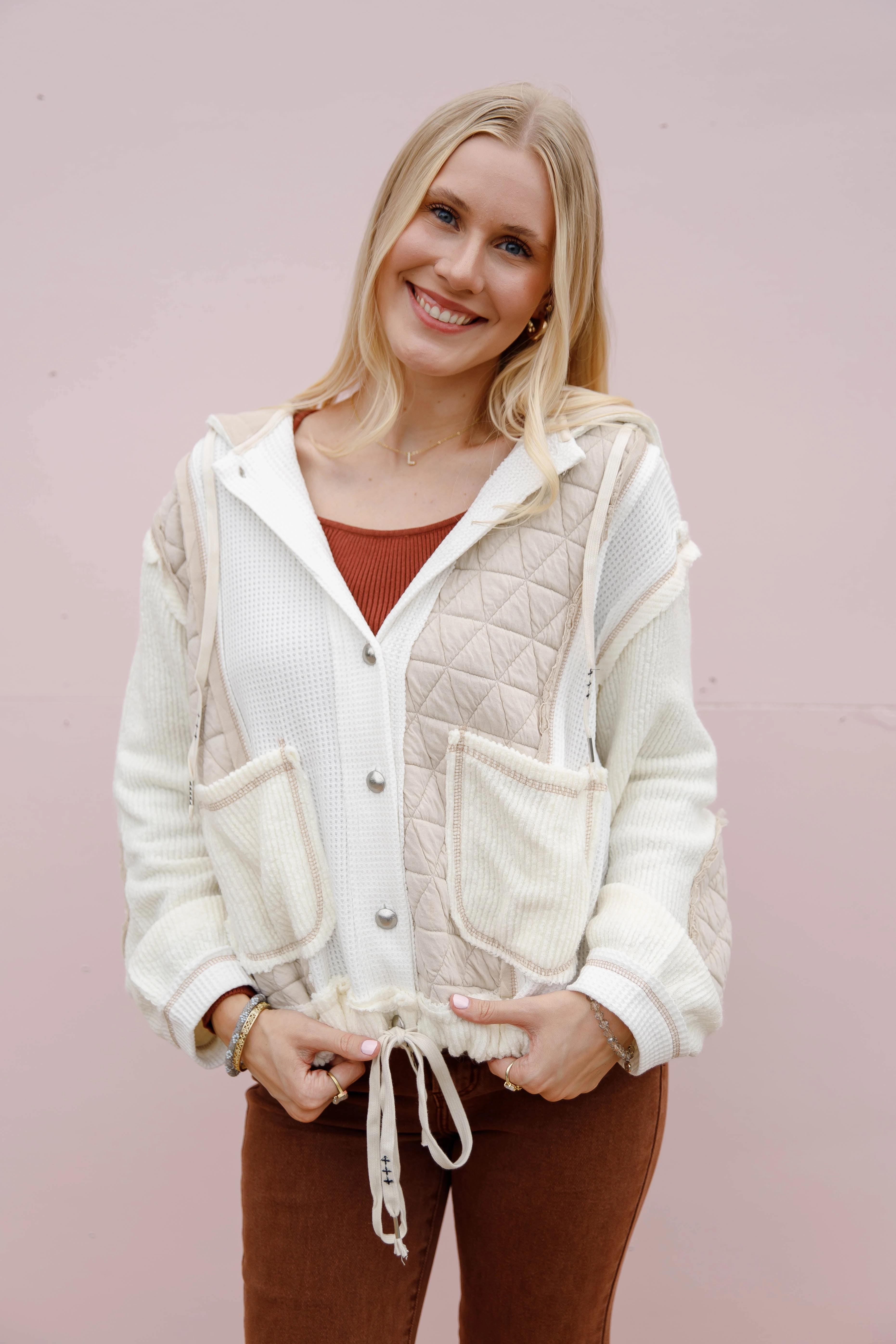 Stretch Weave Construction Anti Pilling All A Thrill Hoodie