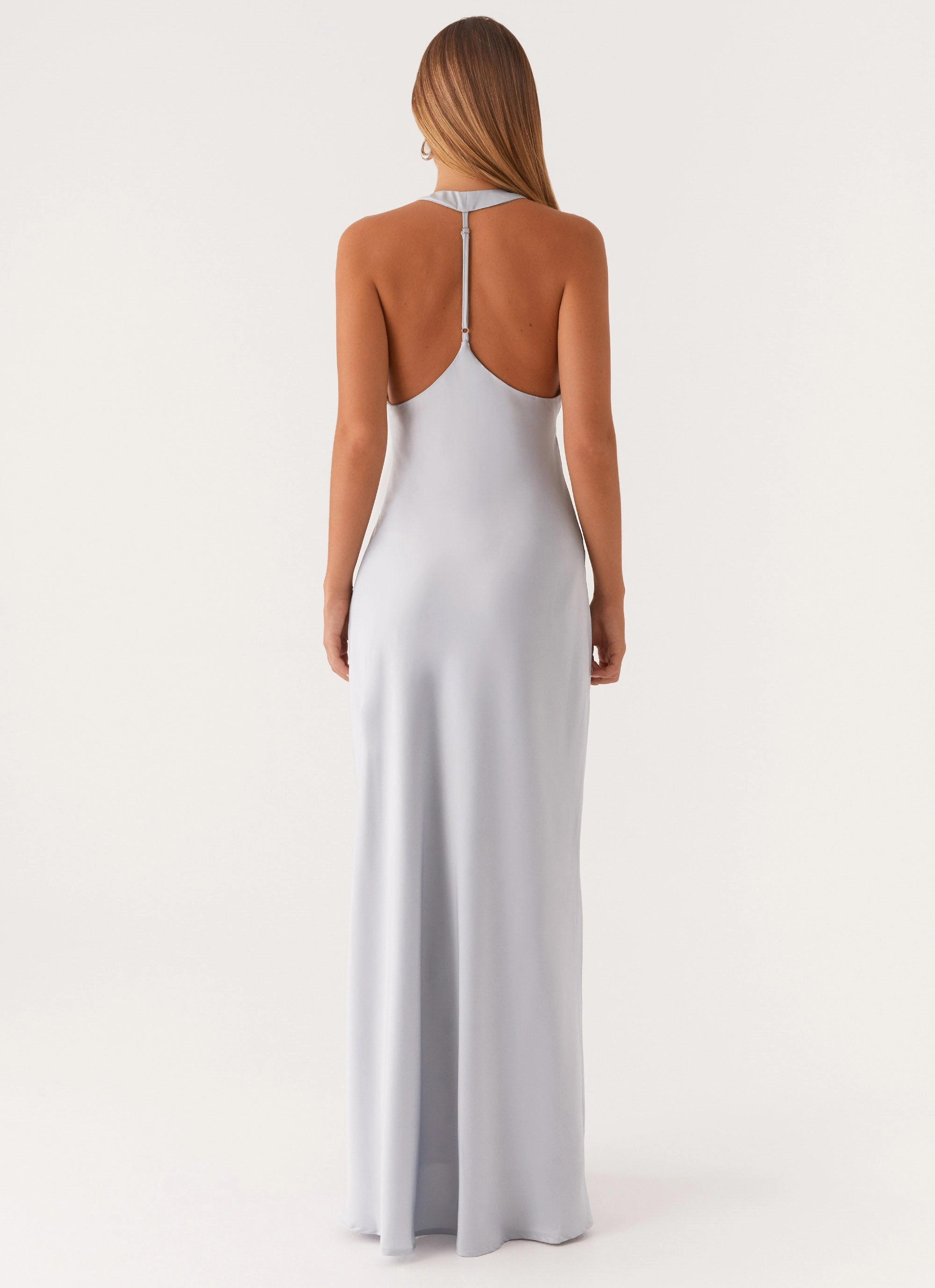 Perfect for Layering Effortless Waist Design Angie Maxi Dress - Blue