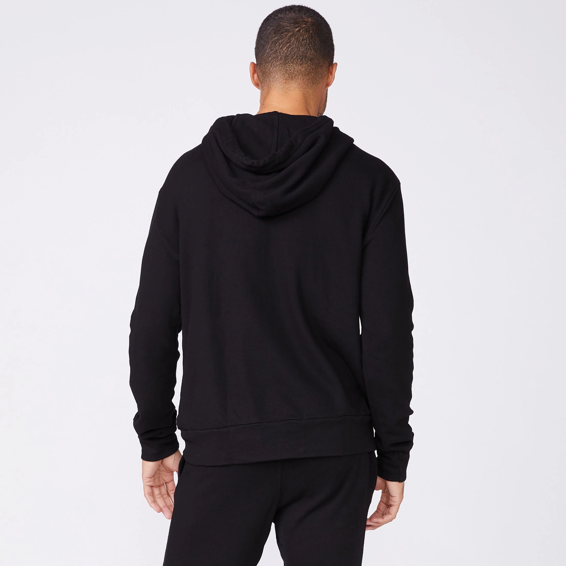 Antibacterial Vintage Pullover Bungee Cord Quarter Zip Hoody