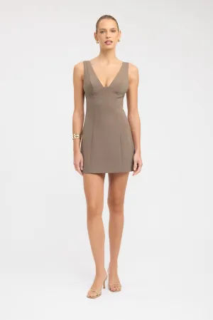 Alto Linear Mini Dress Chic evening wear Alto Linear Mini Dress Essential Style loose silhouette