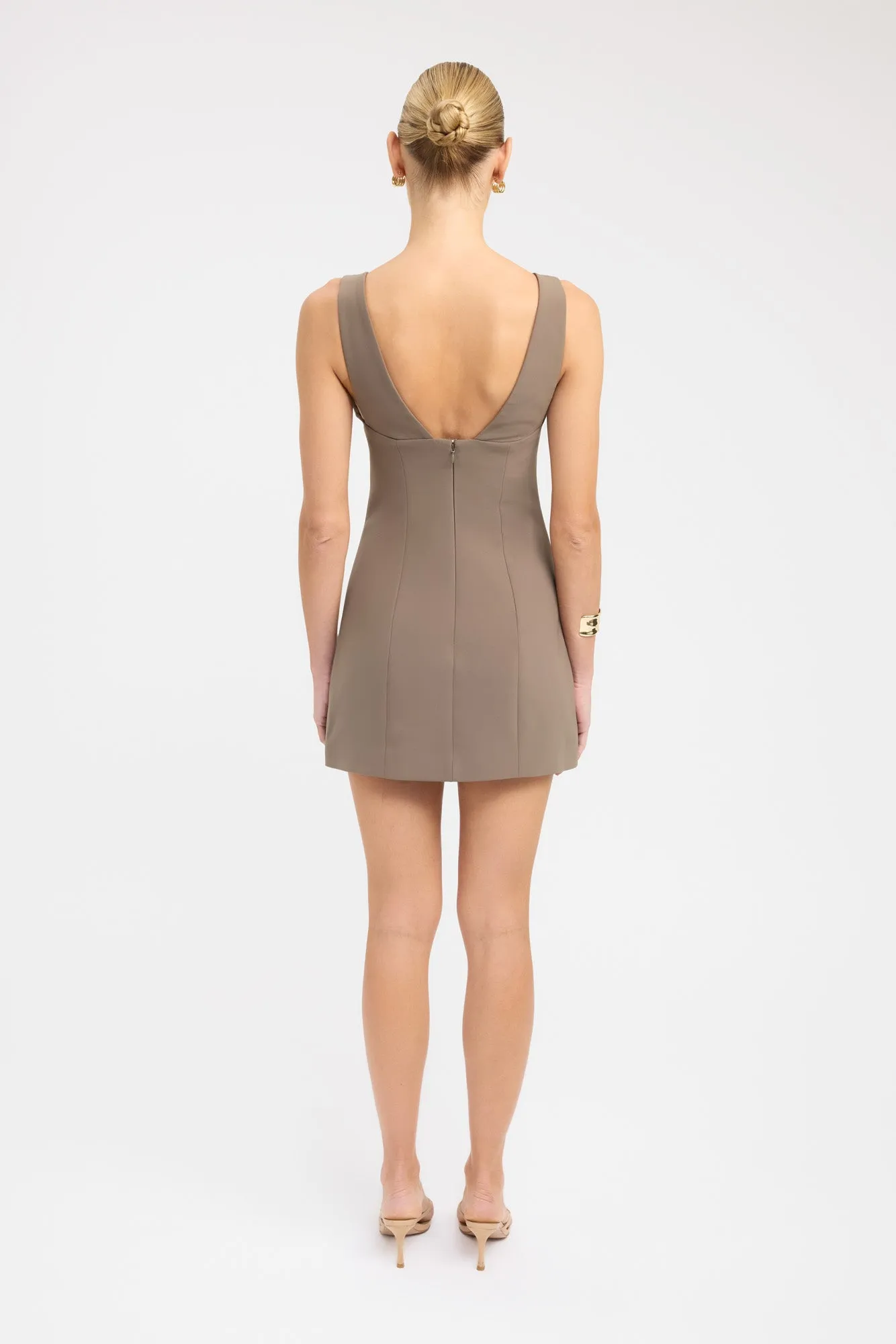 Seasonal Layering Alto Linear Mini Dress