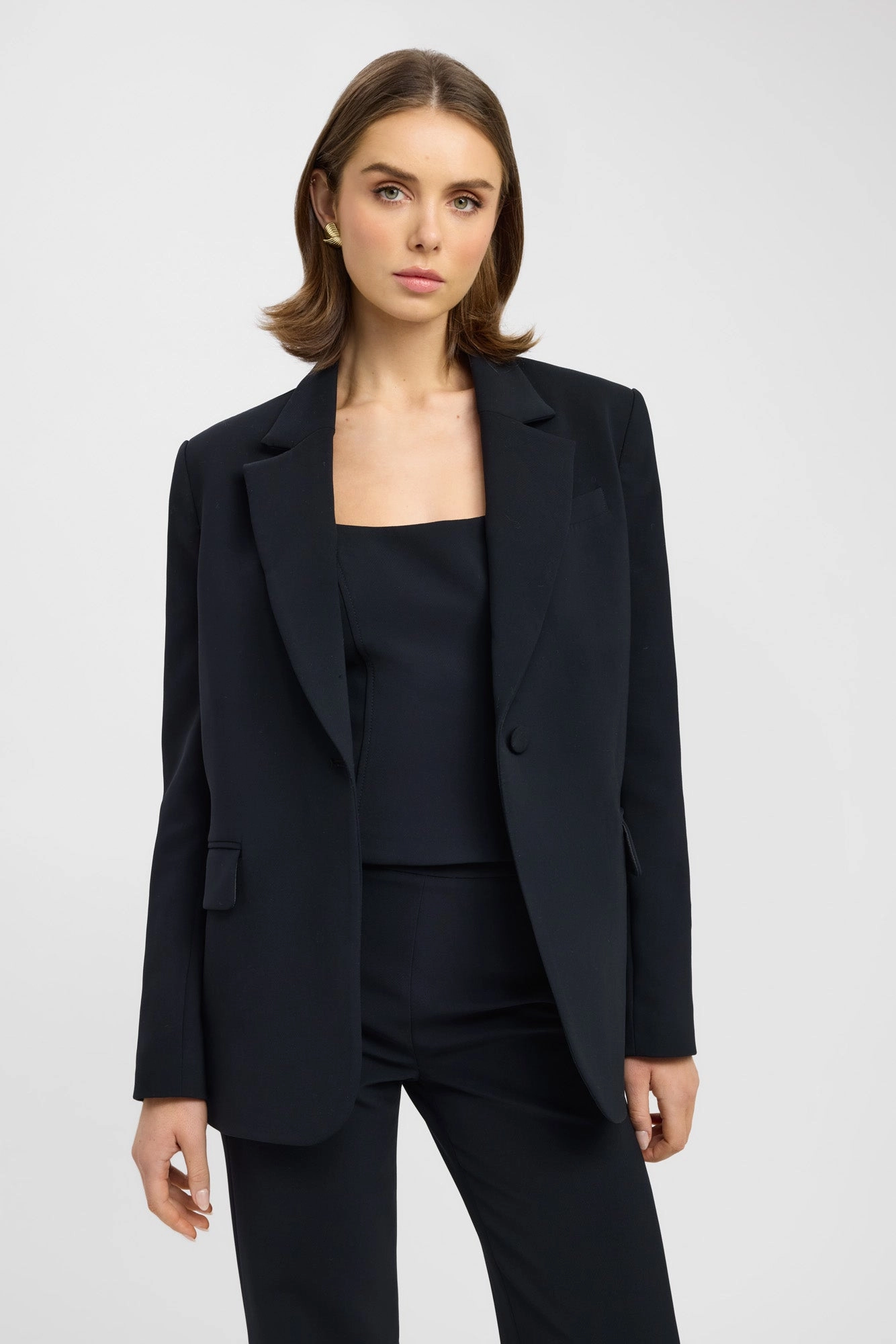 Belted Alto Curved Blazer