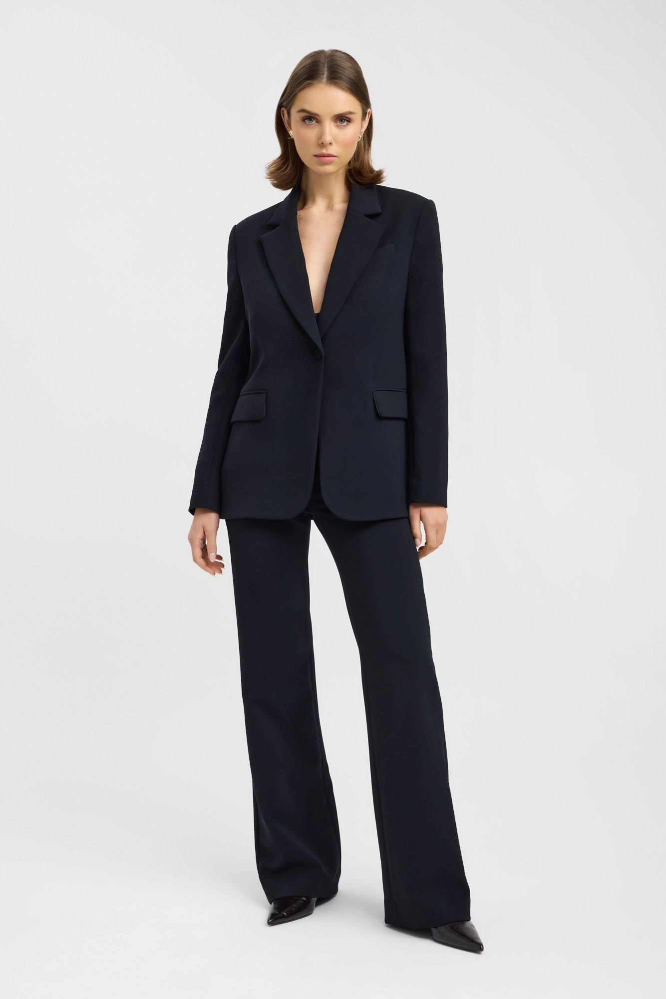 Alto Curved Blazer suitable for promotional activities Multi Pocket Design