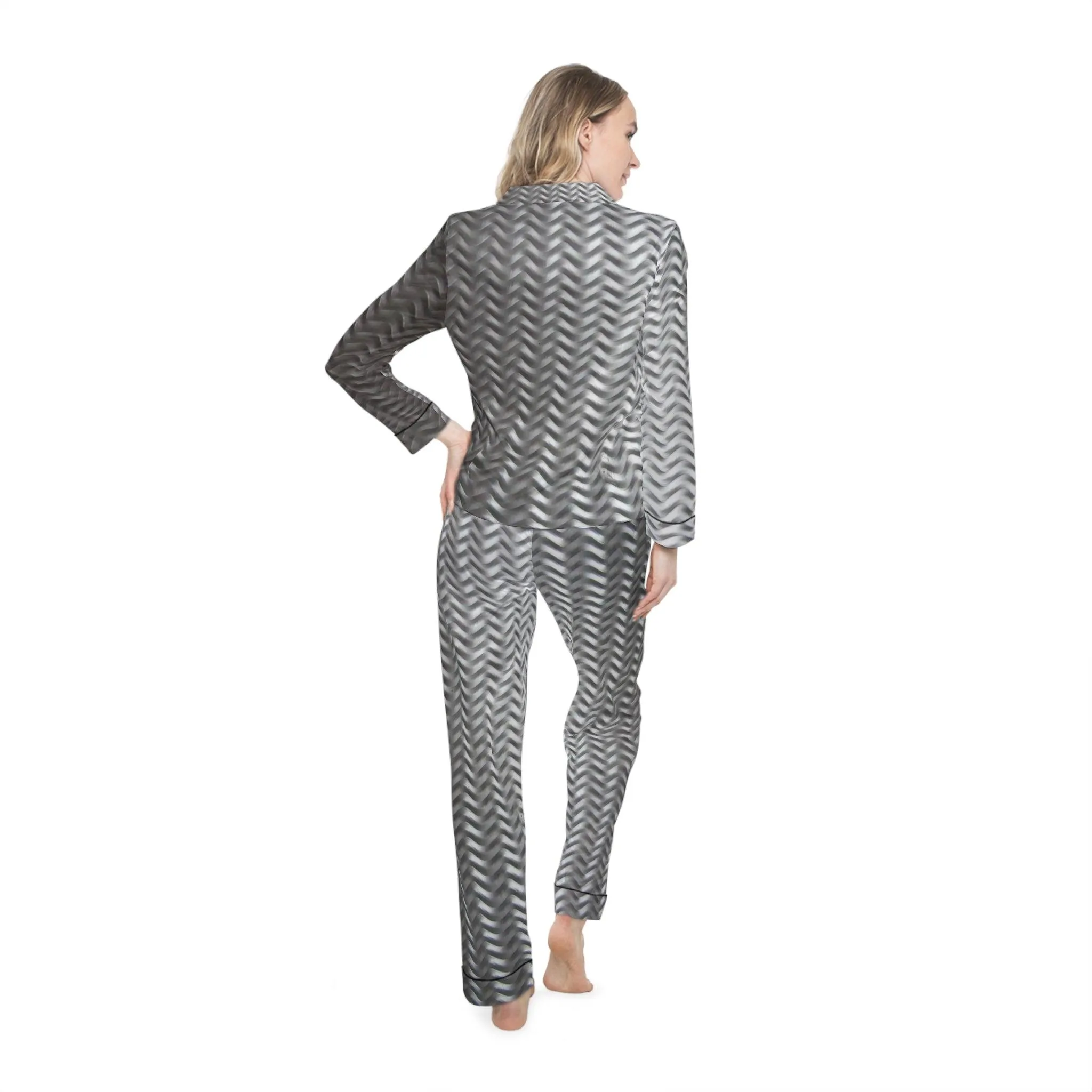 Aluminum Treads Women's Satin Pajamas