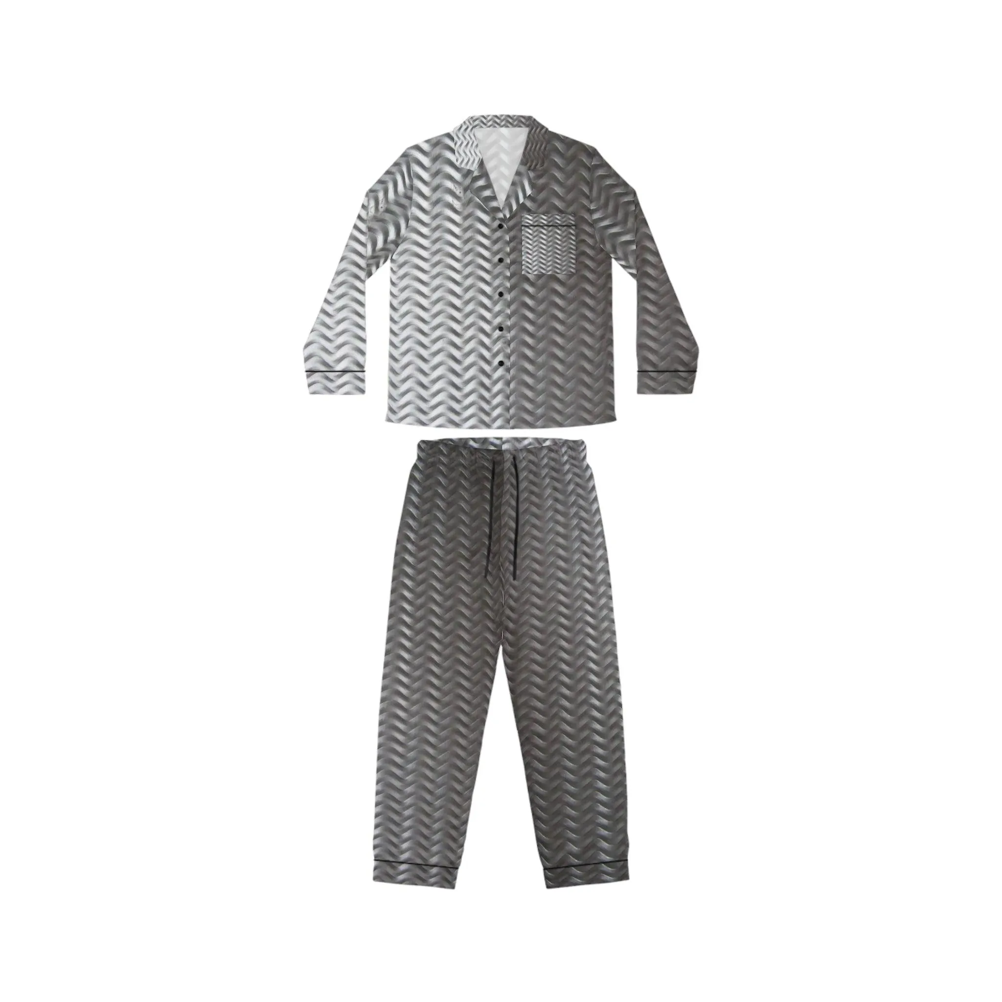 Aluminum Treads Women's Satin Pajamas