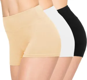 ALWAYS 3 Pack Yoga Shorts  Super Soft Slip Shorts for Women
