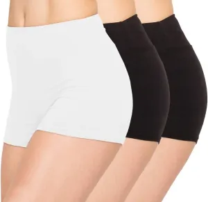 ALWAYS 3 Pack Yoga Shorts  Super Soft Slip Shorts for Women