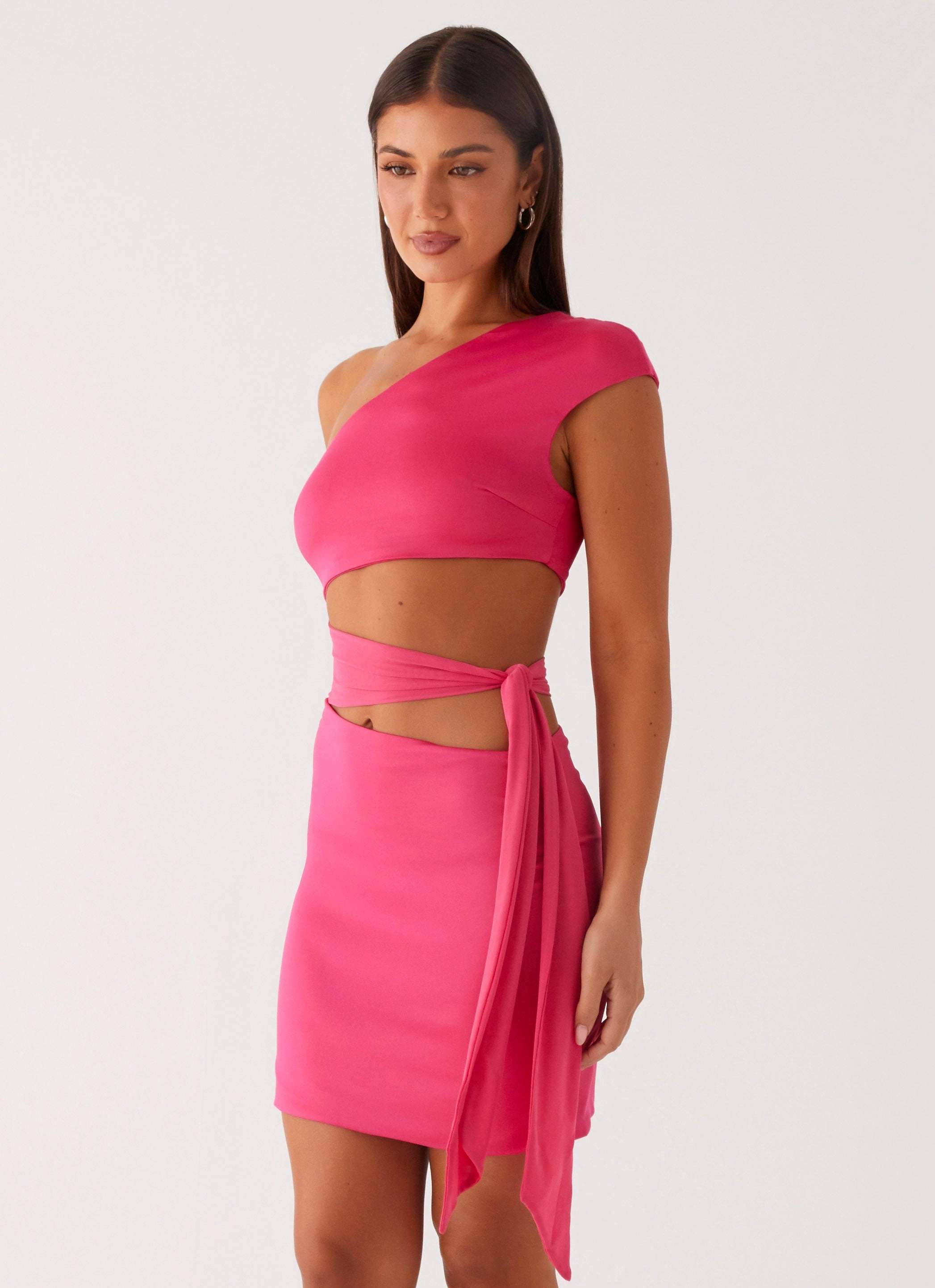 Amara Mini Dress - Hot Pink Comfortable Design