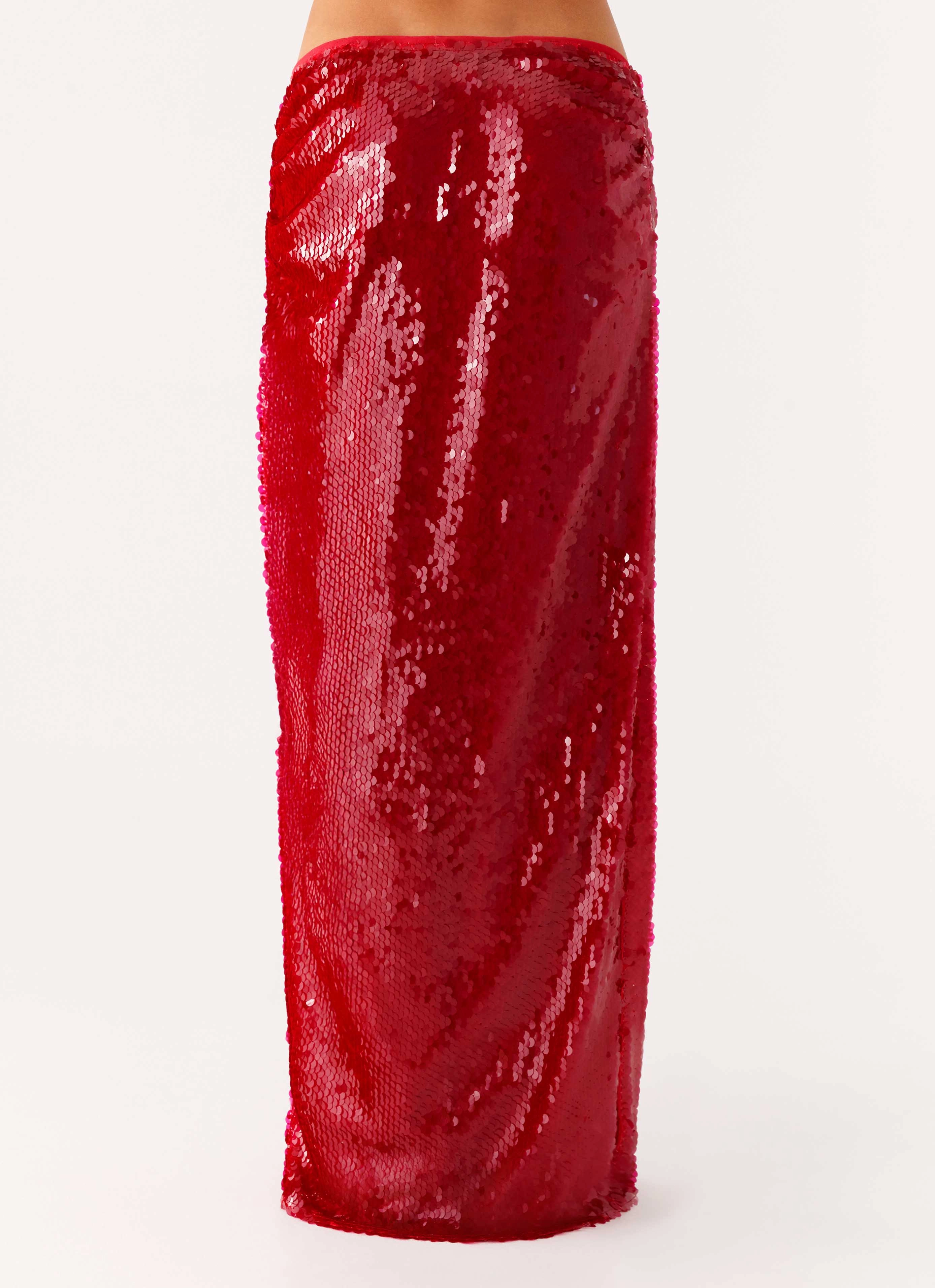 Relaxed Style Amosa Maxi Skirt - Fuchsia