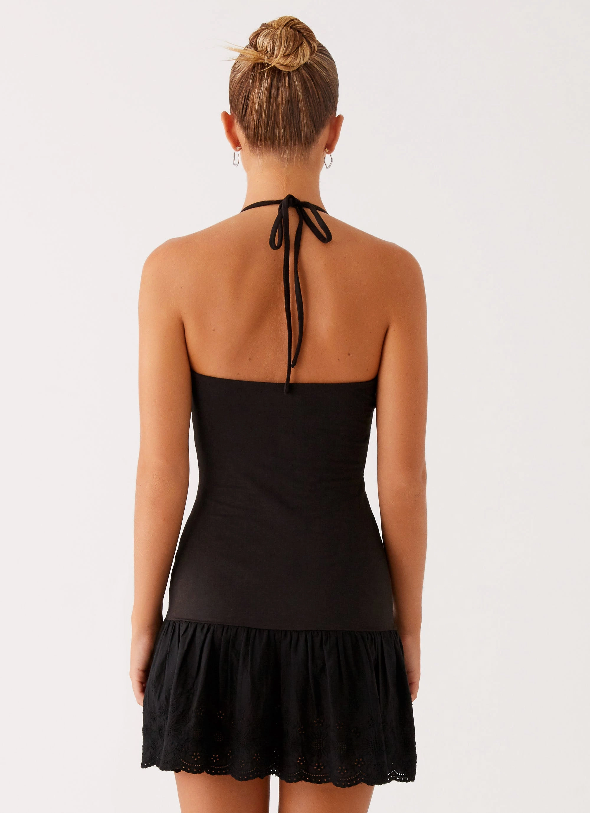 Amsterdam Mini Dress - Black Hidden Zipper