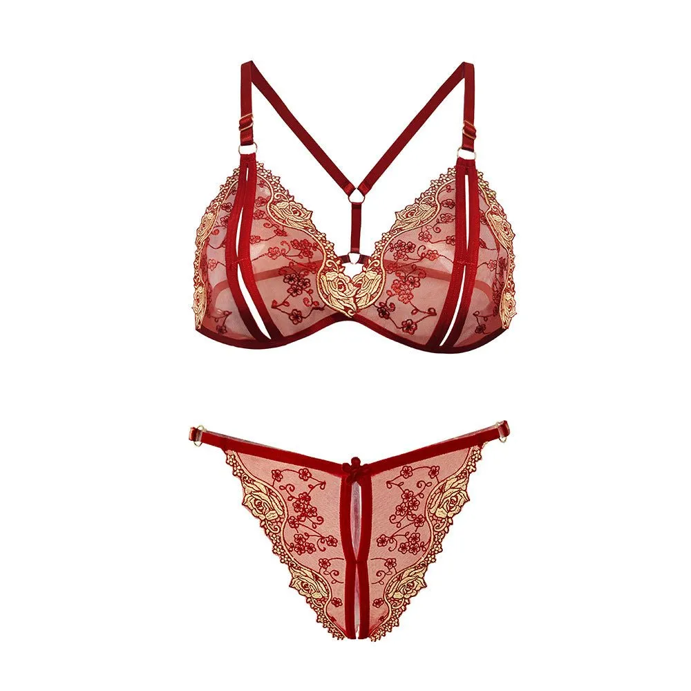 Analia Two Piece Floral Lingerie Set