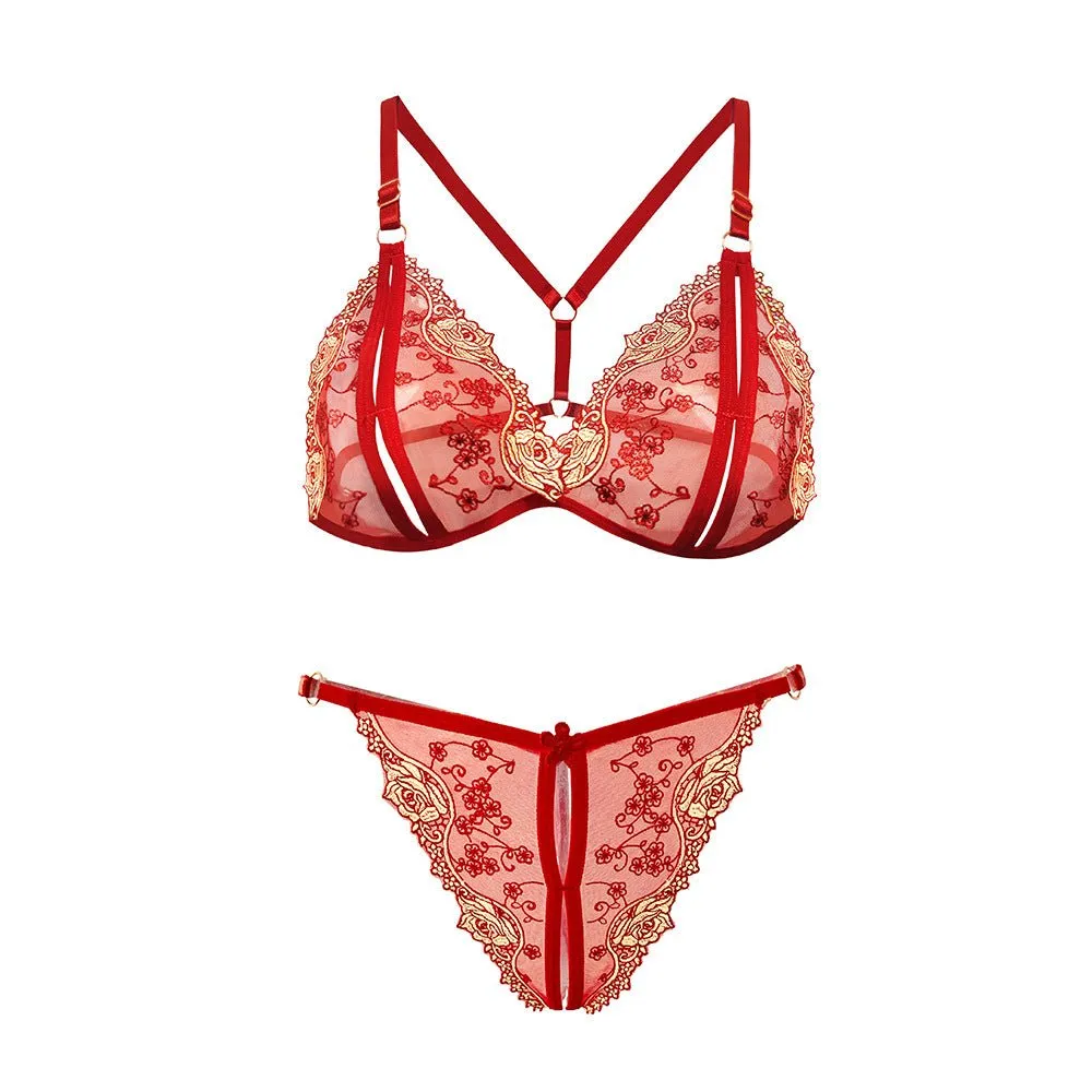 Analia Two Piece Floral Lingerie Set