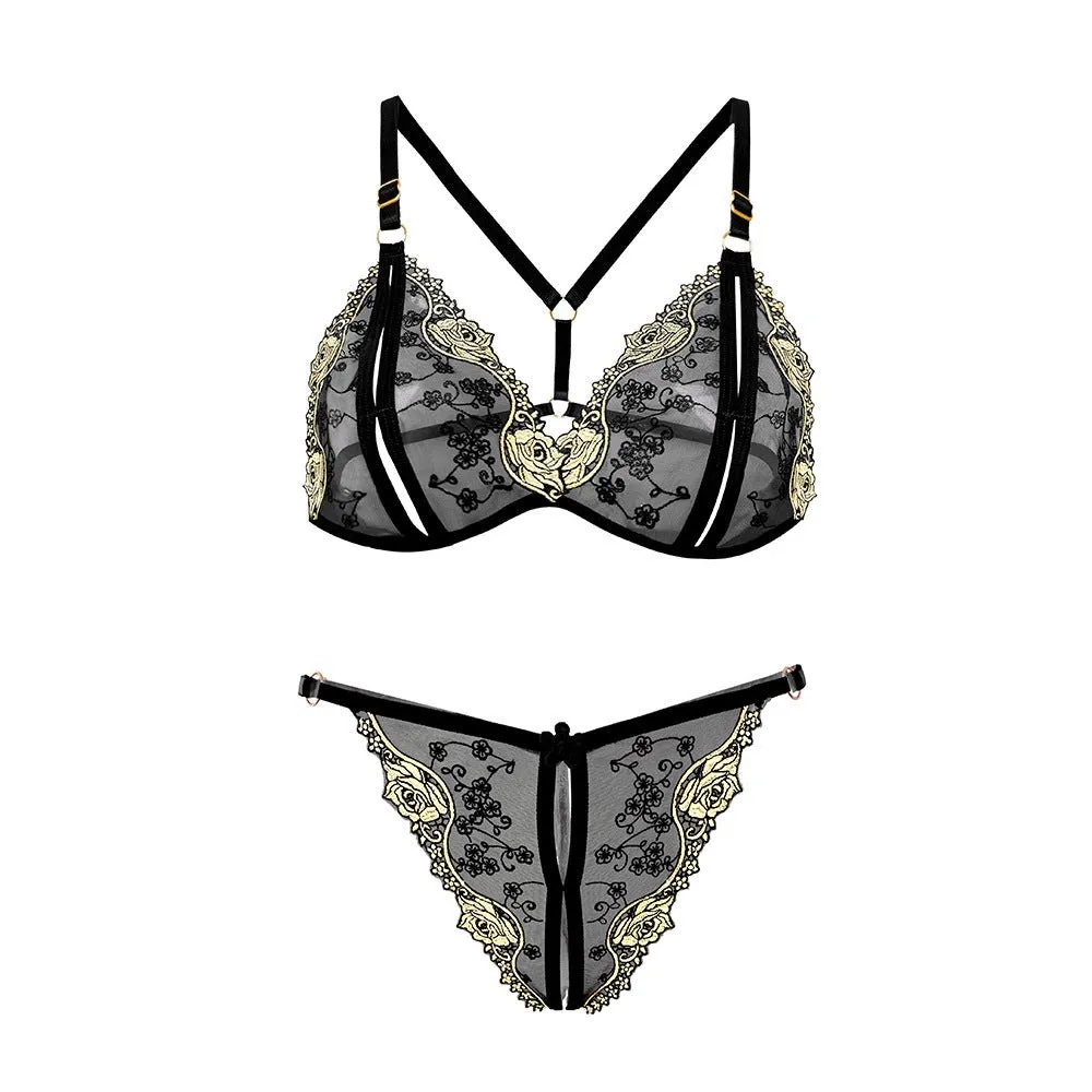 Analia Two Piece Floral Lingerie Set