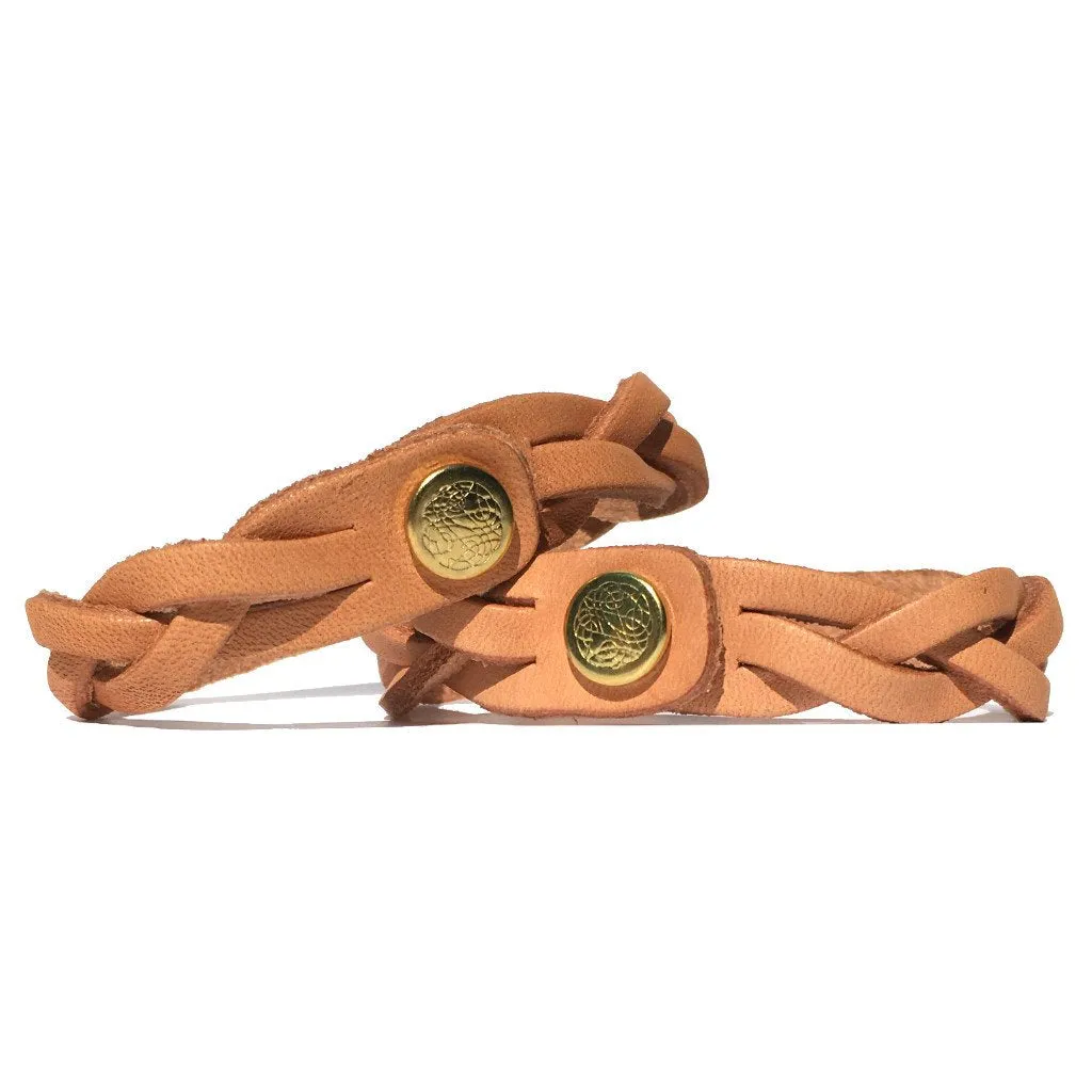 Angel & Soldier Leather Bracelets (Pair)