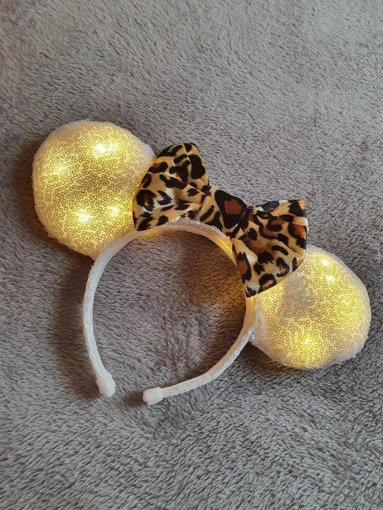 Animal print Minnie ears
