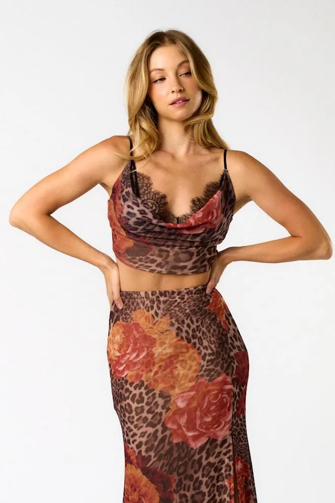 ANITTA LEOPARD SET TOP