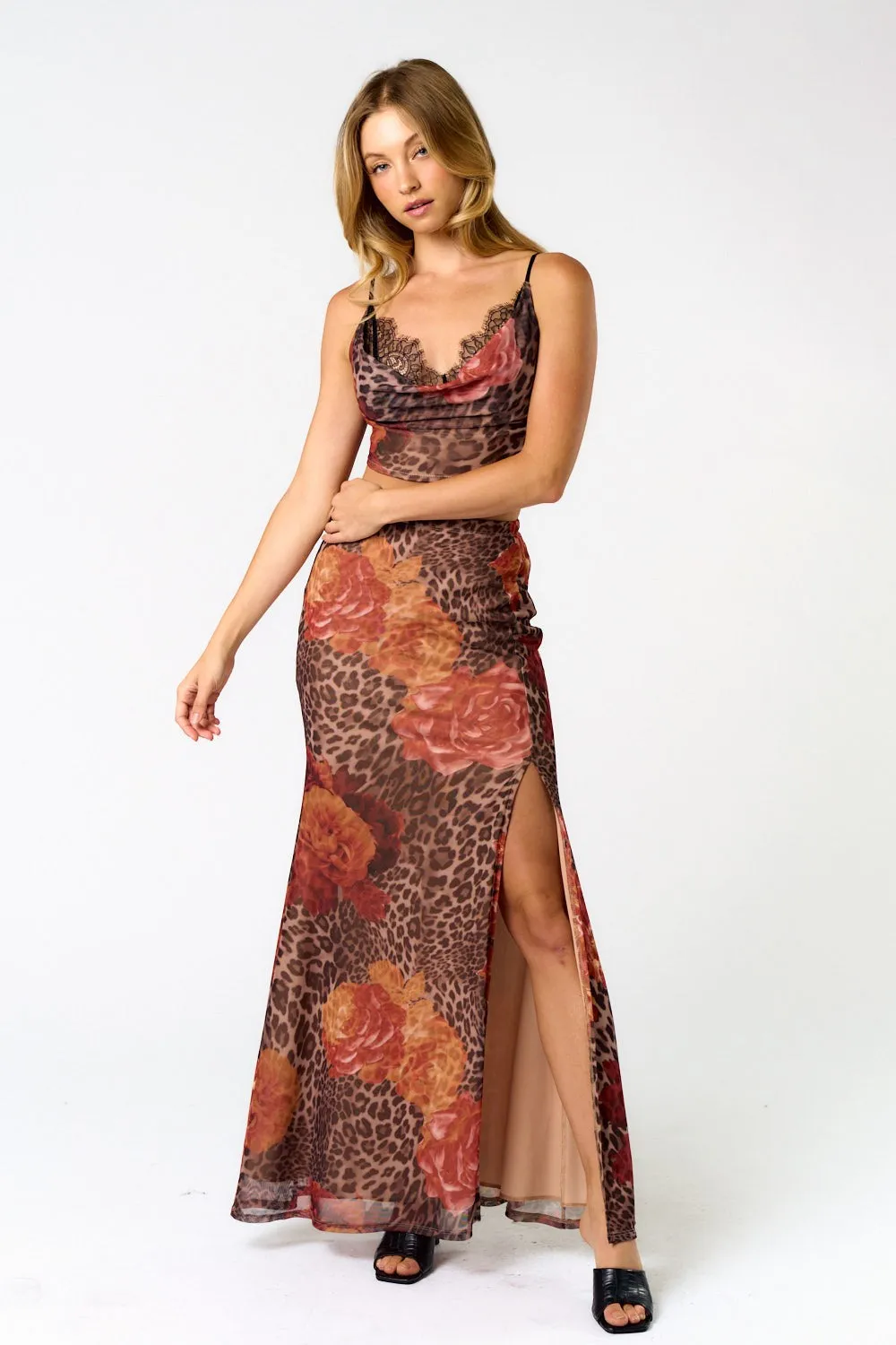ANITTA LEOPARD SET TOP