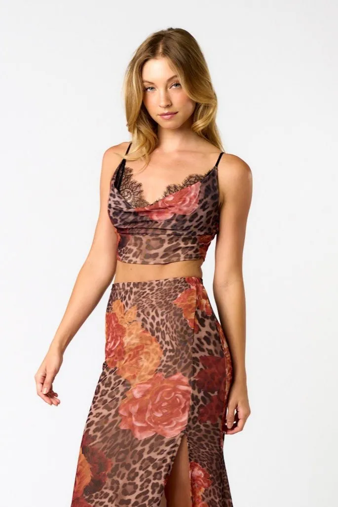 ANITTA LEOPARD SET TOP