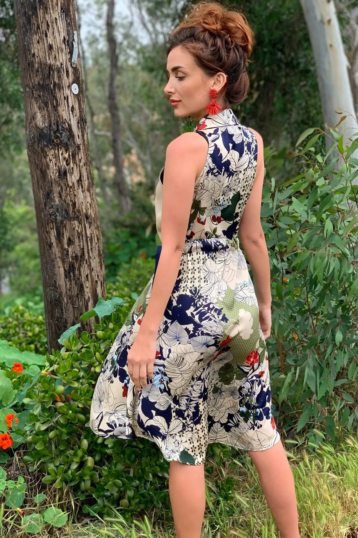 Annette Dress - Paradiso Stripe Event Safe