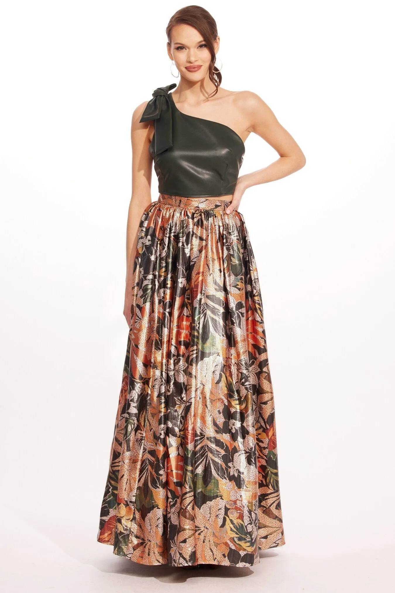Anova Skirt ?C Glitter Bloom Relaxed Vibe