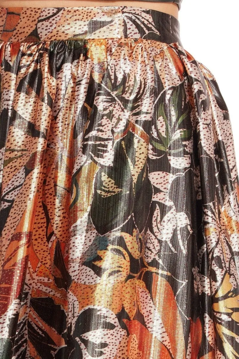 Wearable Art Anova Skirt ?C Glitter Bloom