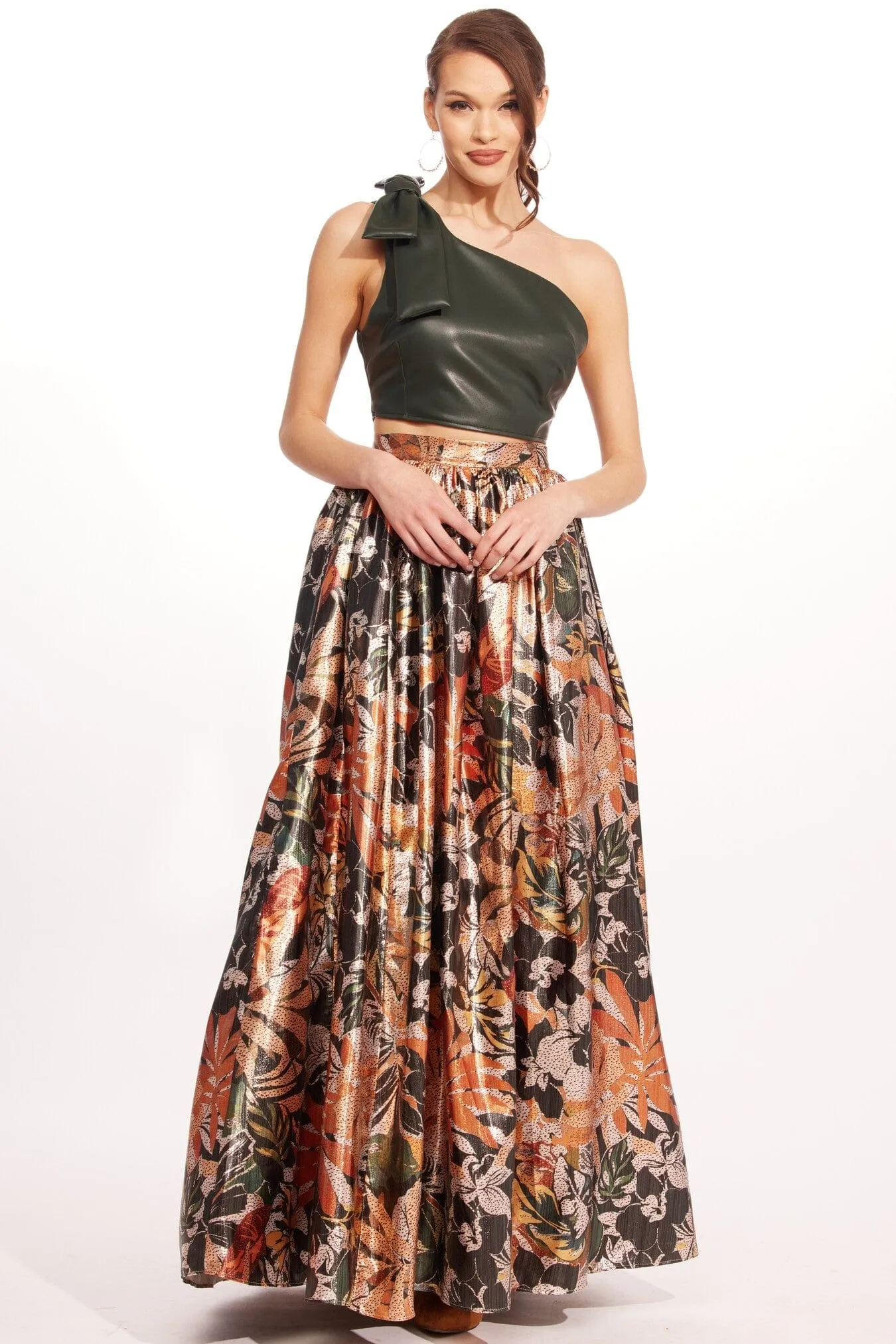 Anova Skirt ?C Glitter Bloom City Tones