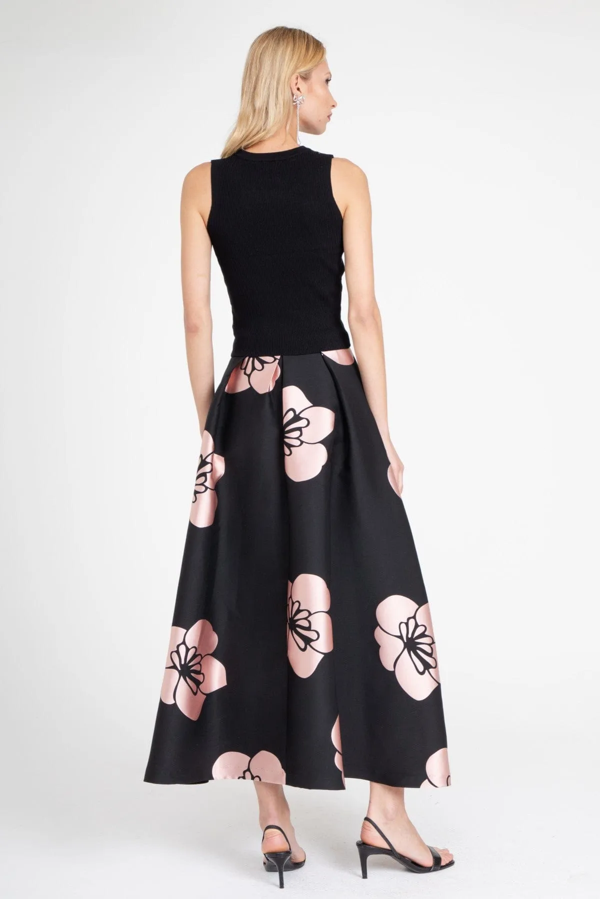 Anova Skirt ?C Ikebana Geometric Print