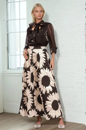 Anova Skirt - Silver bloom Simple Form Low Impact Dye Anova Skirt - Silver bloom