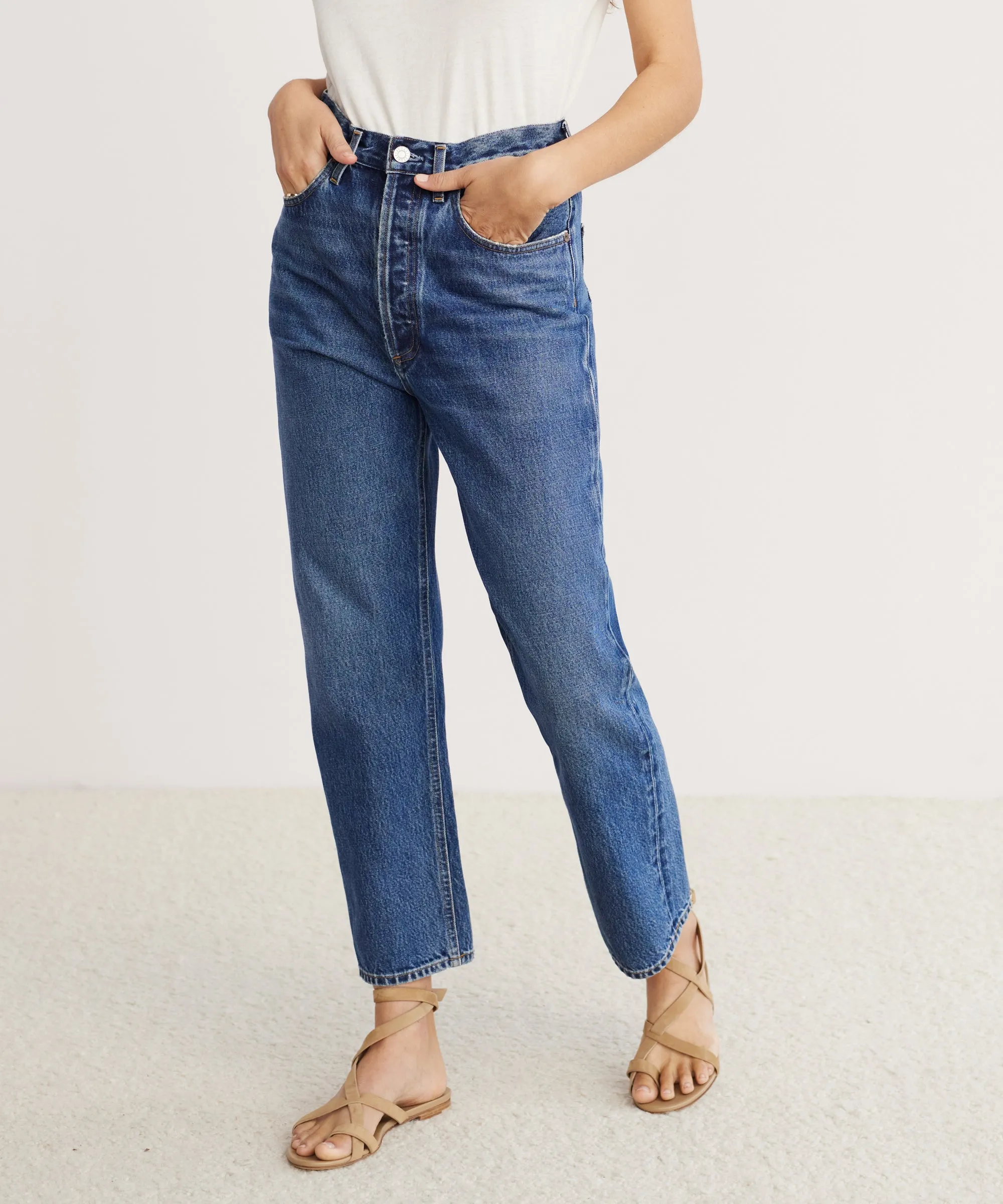 PreShrunkFabric 90's Crop Jean