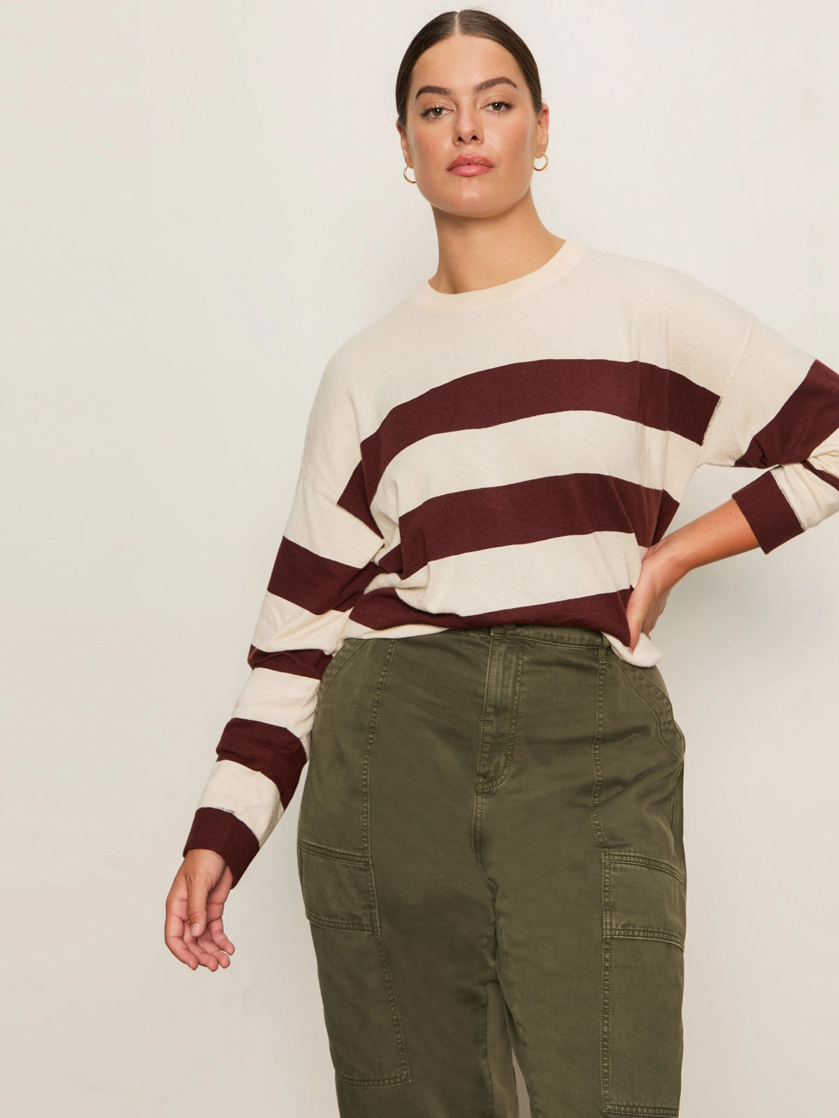 Eco Conscious Manufacturing Sublimation Print Resistant 24/7 Popover Chicory/Light Oat Extended Sizing