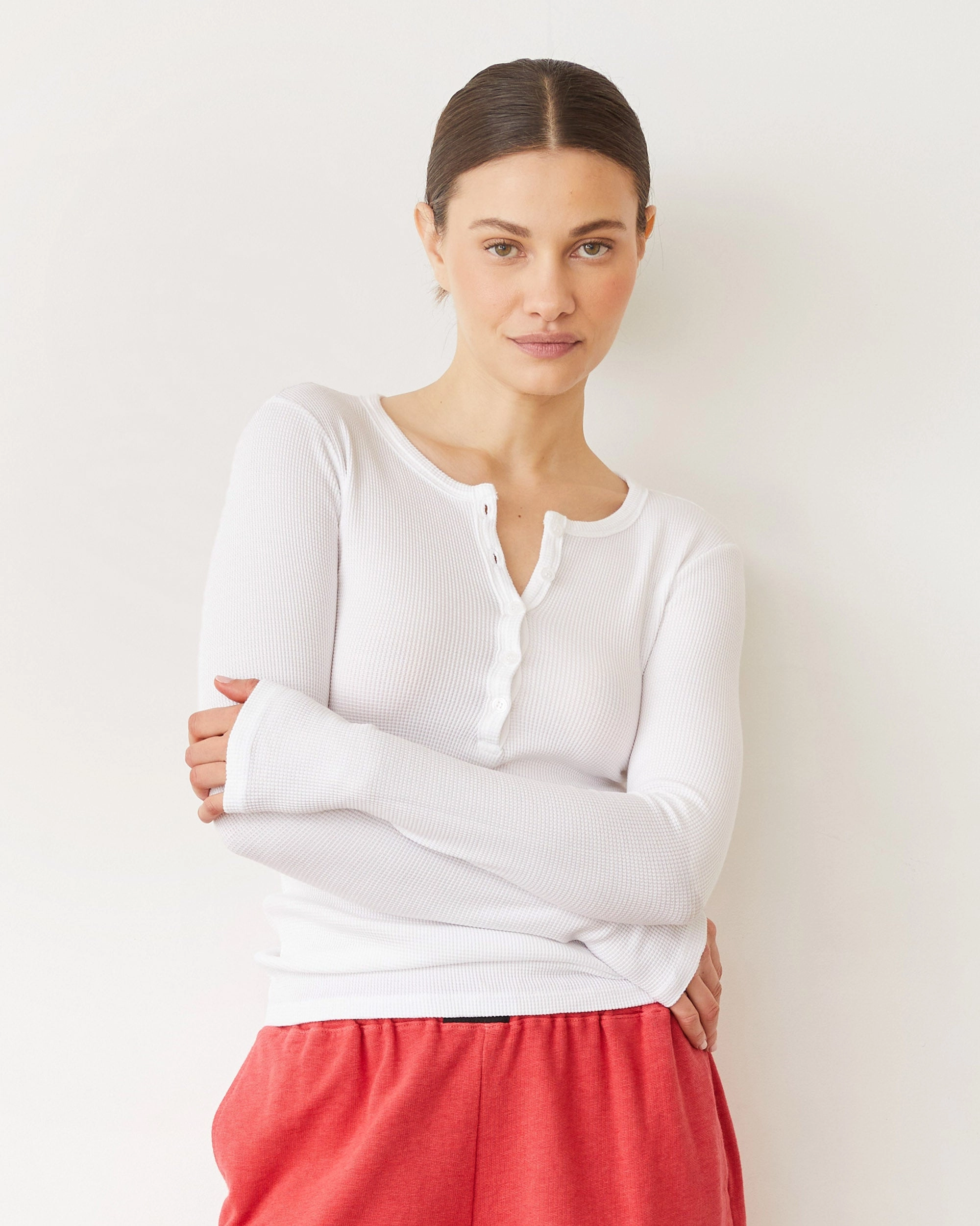 Baby Thermal Henley Long Sleeve Polo