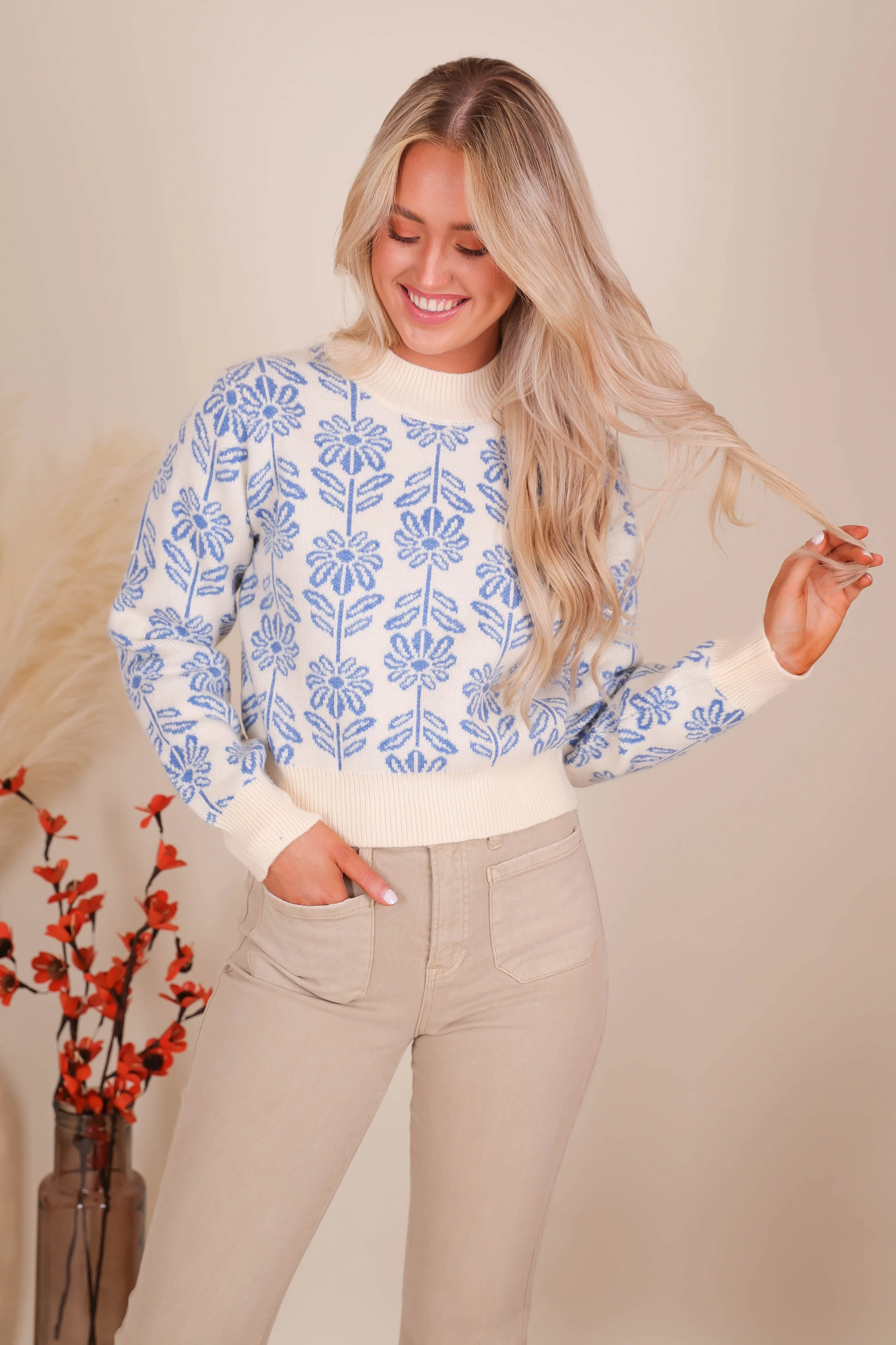 Four Way Stretch Modern Silhouette RETOCK: Power in Patience Sweater