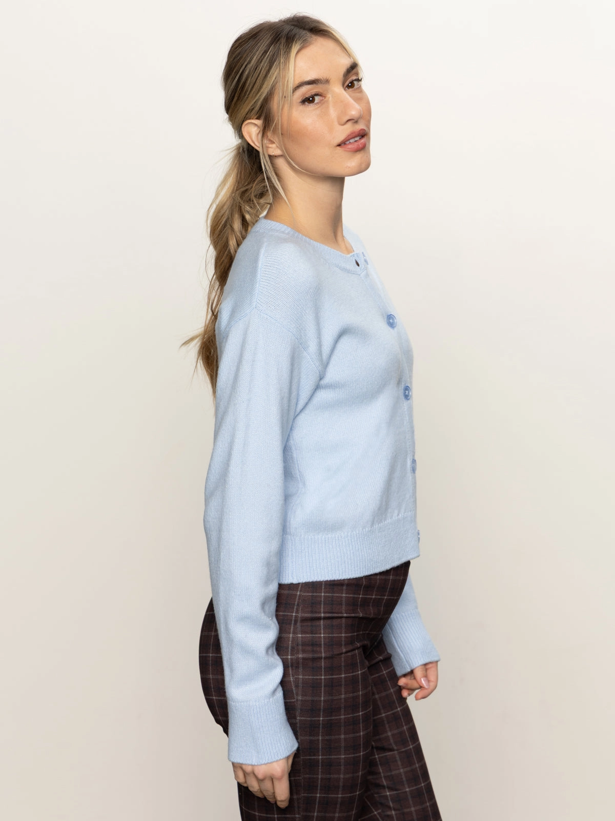 Transitional Layer Must-Have Cardi Blue Powder