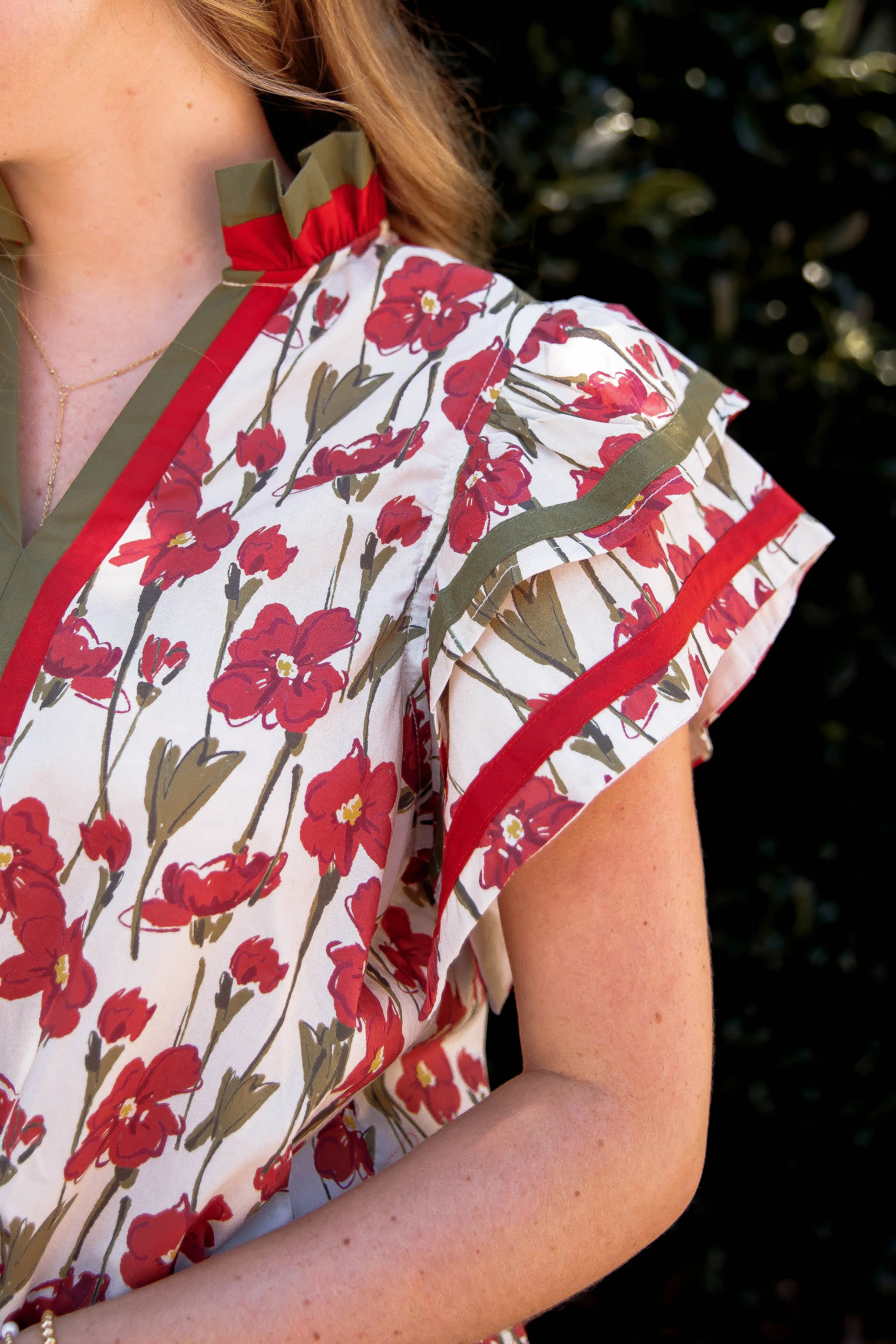 Casual Fit Stain Repellent Coating Gentle On My Mind Blouse