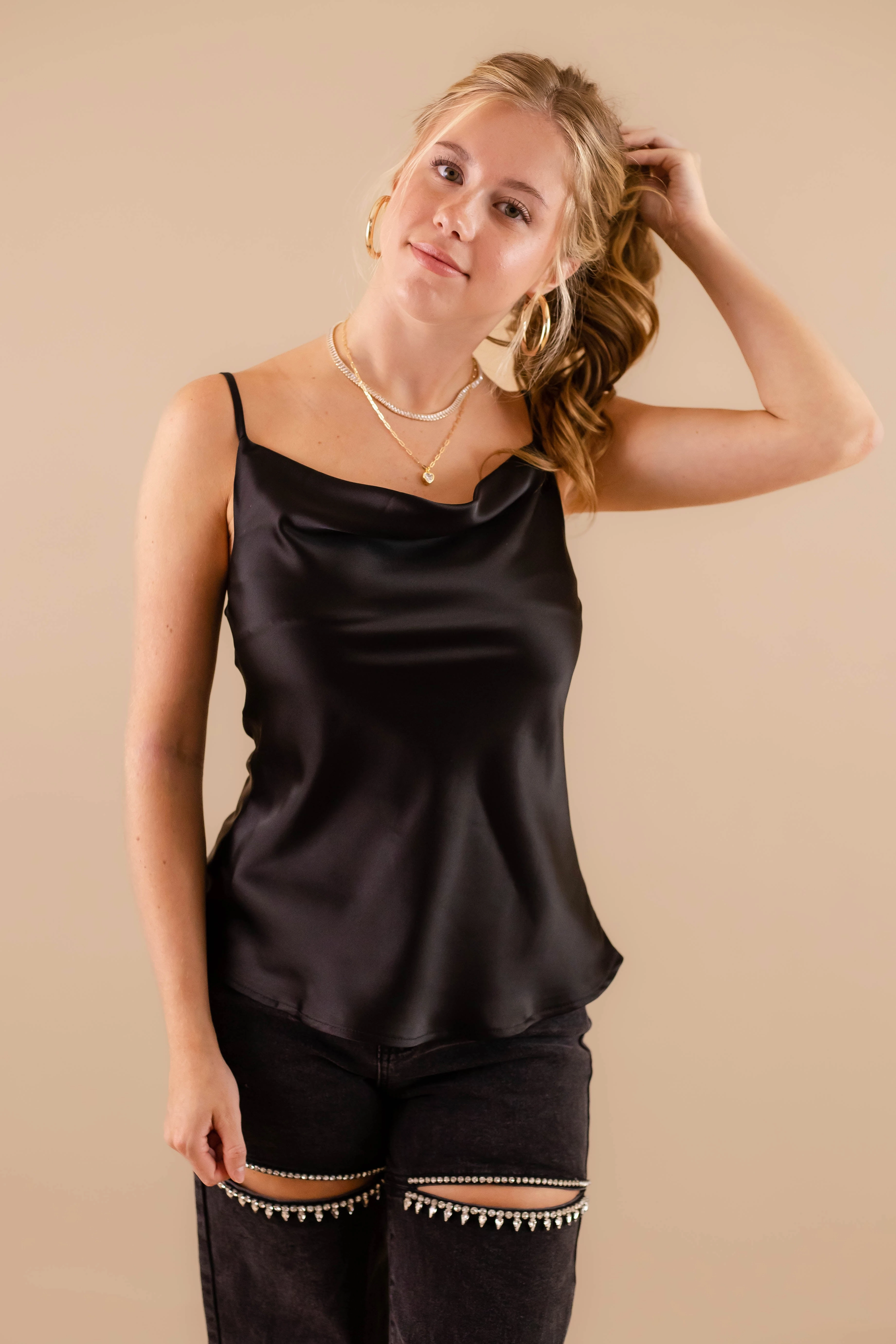 QuickReleaseFastenings RelaxedSilhouette One Less Worry Top-Black
